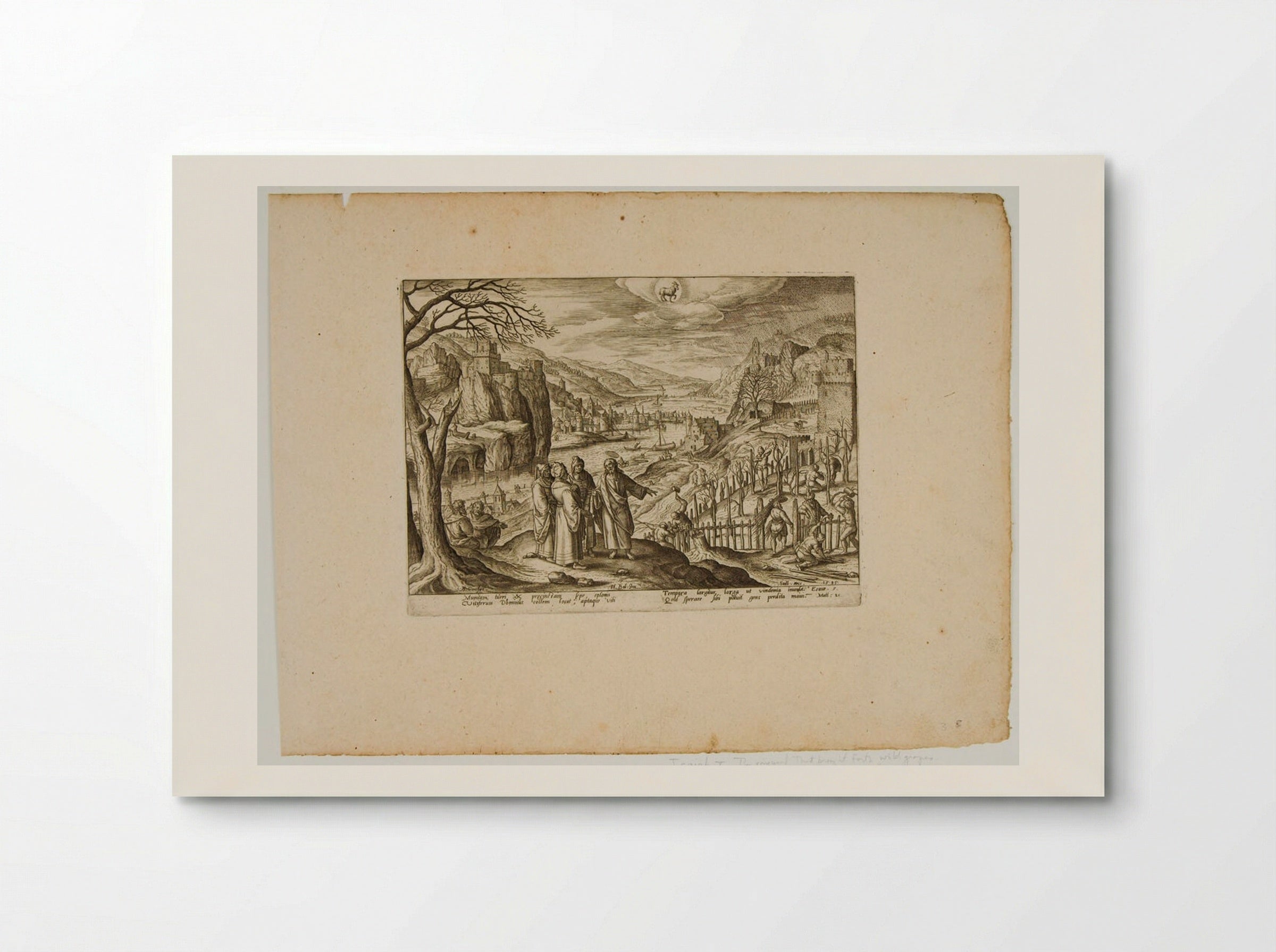 The Parable of the Two Sons and the Unjust Husbandmen - Adriaen Collaert - Poster