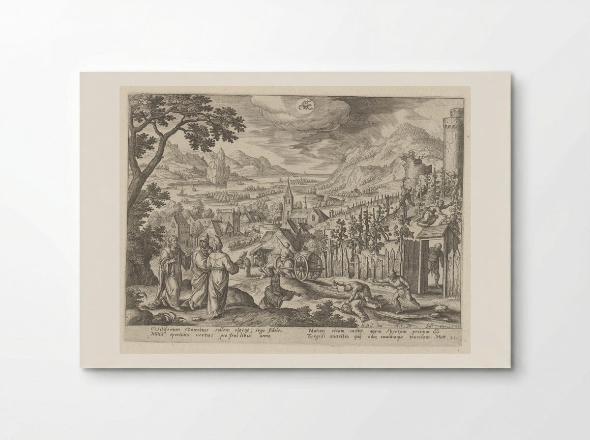 The Parable of the Unjust Husbandmen - Adriaen Collaert - Poster