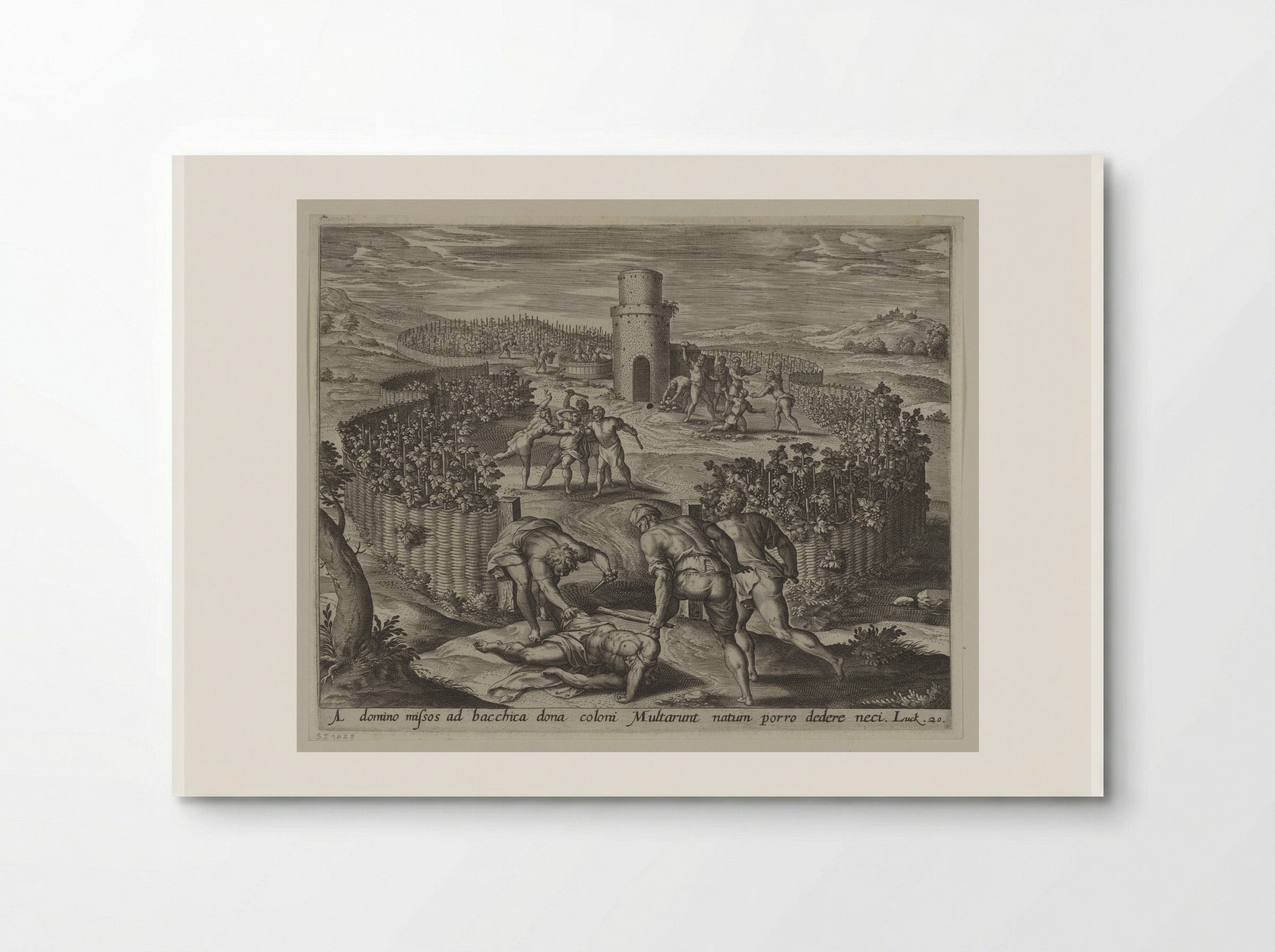 The Parable of the Vineyard - Hans Collaert the Elder - Poster