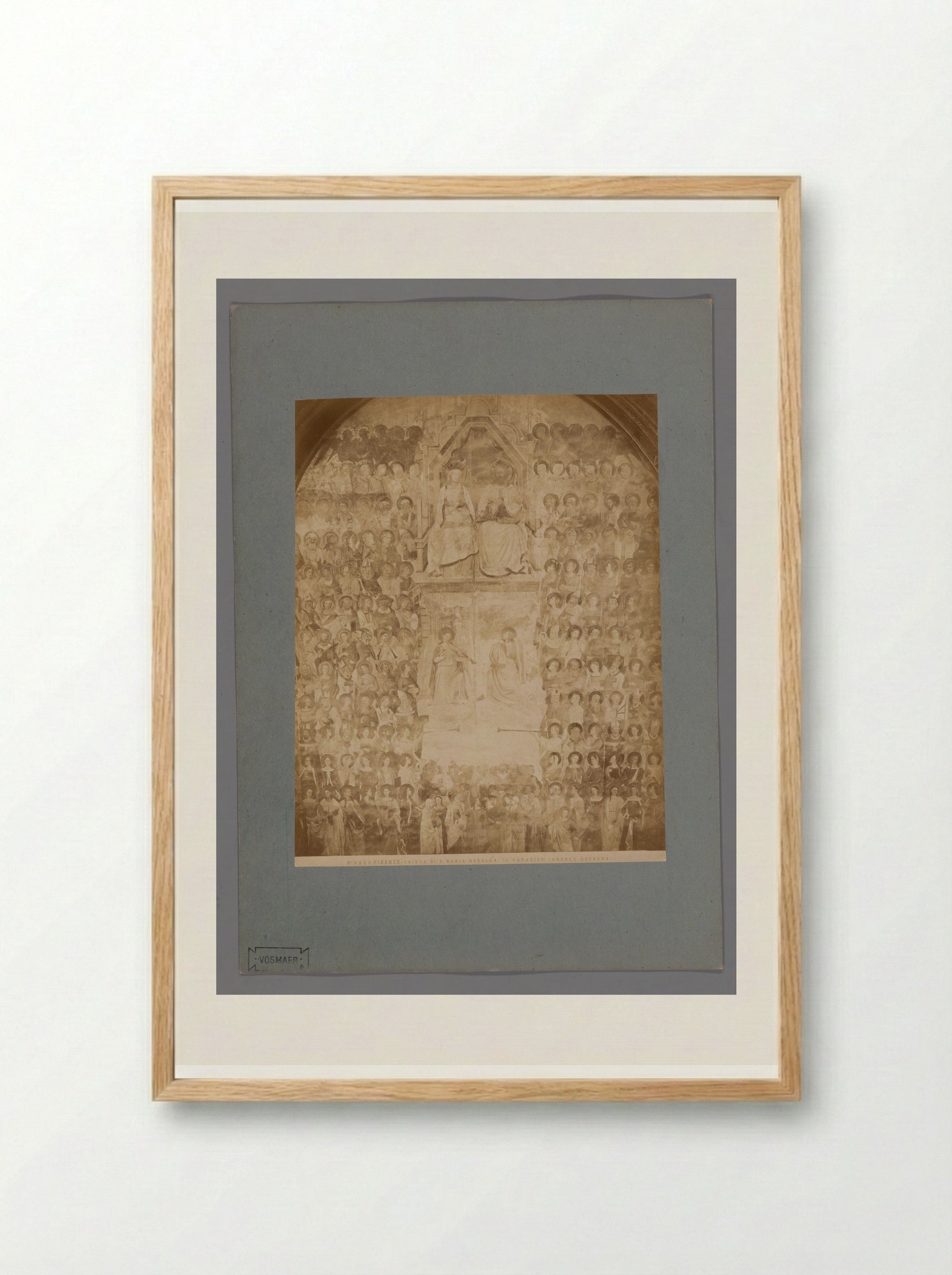 The Paradise (After Orcagna) - Fratelli Alinari - Framed Print Wood