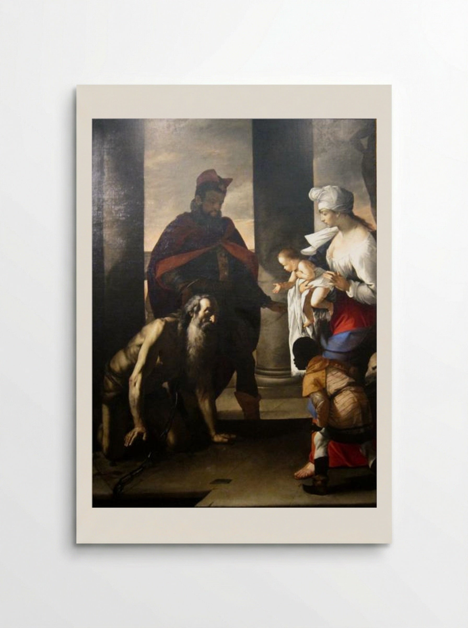 The Pardon of Saint John Chrysostom - Mattia Preti - Poster