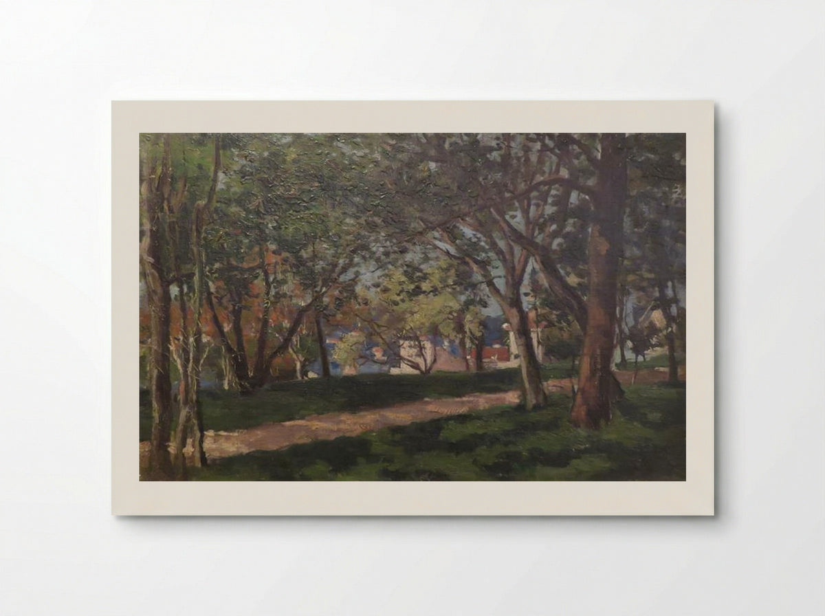 The Park near Saint-Cloud - Maximilien Luce - Poster