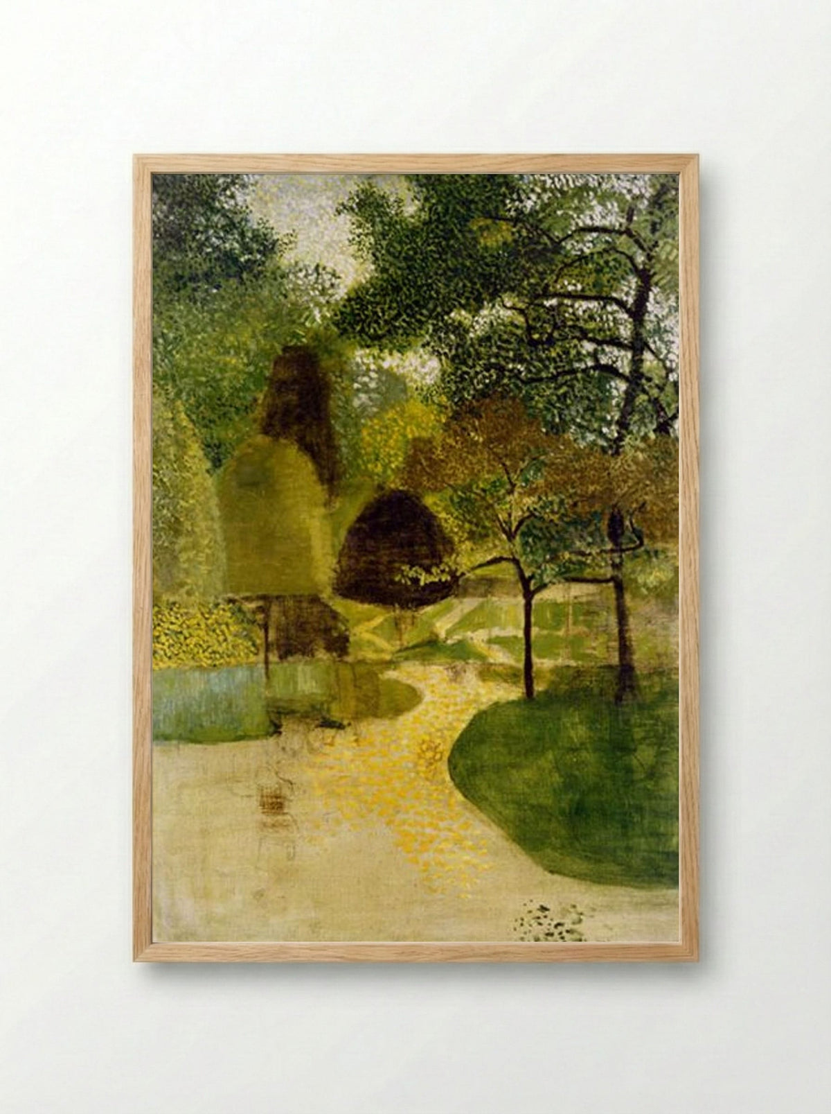 The Park - Victor Pasmore - Framed Print Wood