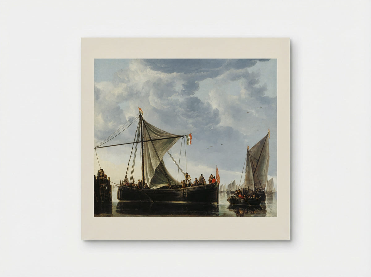The Passage Boat - Aelbert Cuyp - Poster