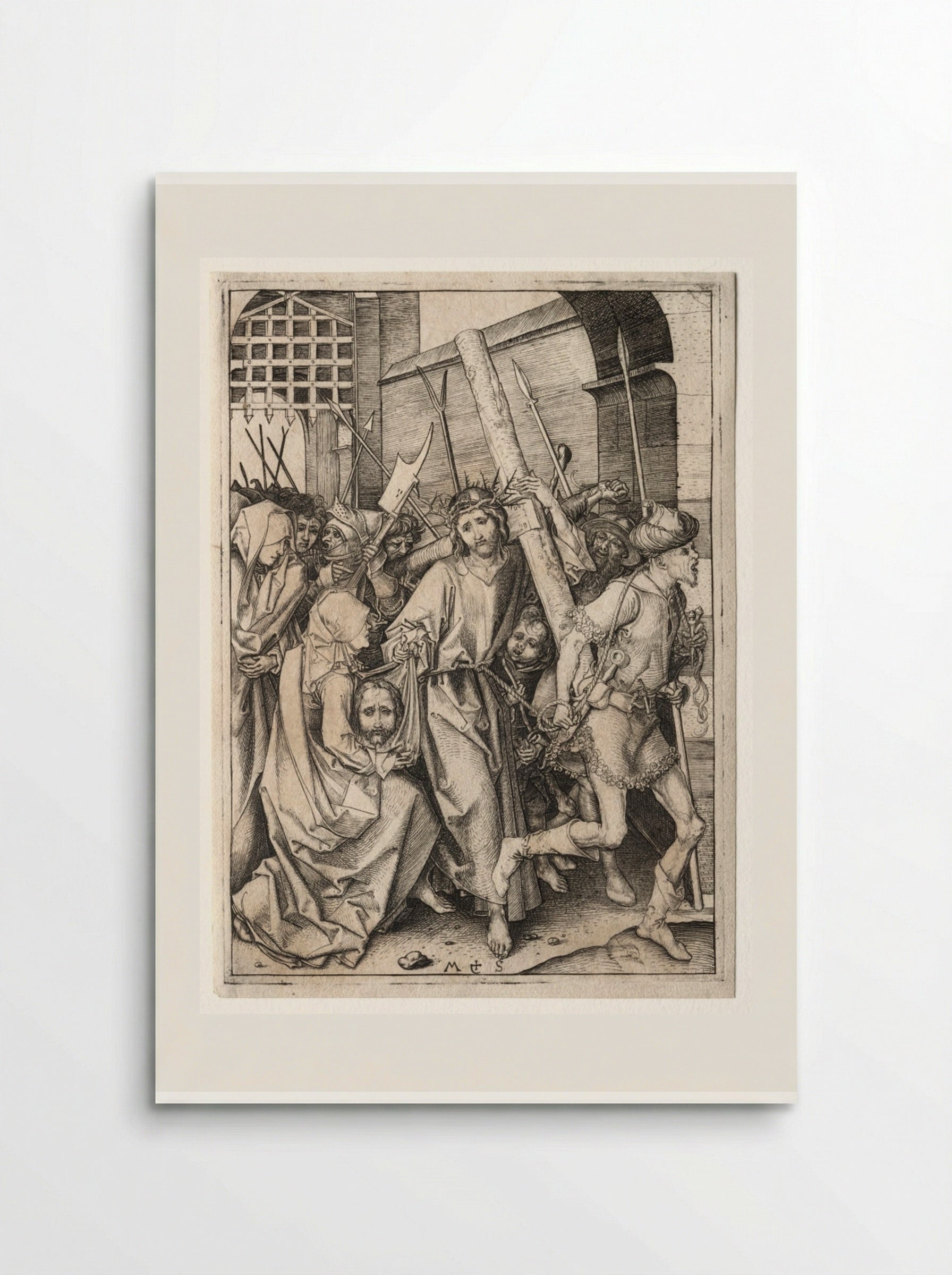 The Passion: Christ Bearing the Cross - Martin Schongauer - Poster