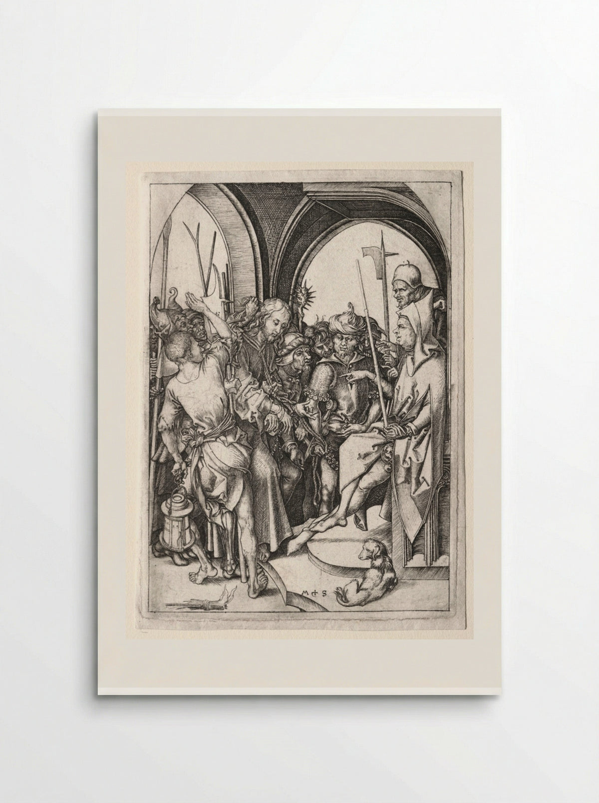 The Passion: Christ Before Annas - Martin Schongauer - Poster