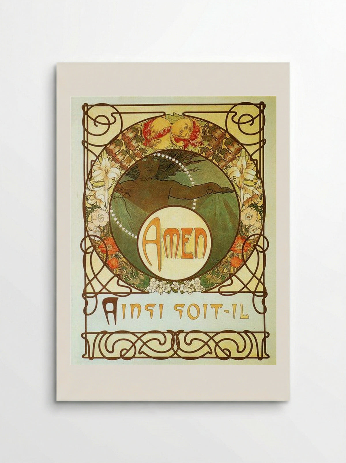 The Pater (Amen) - Alphonse Mucha - Poster