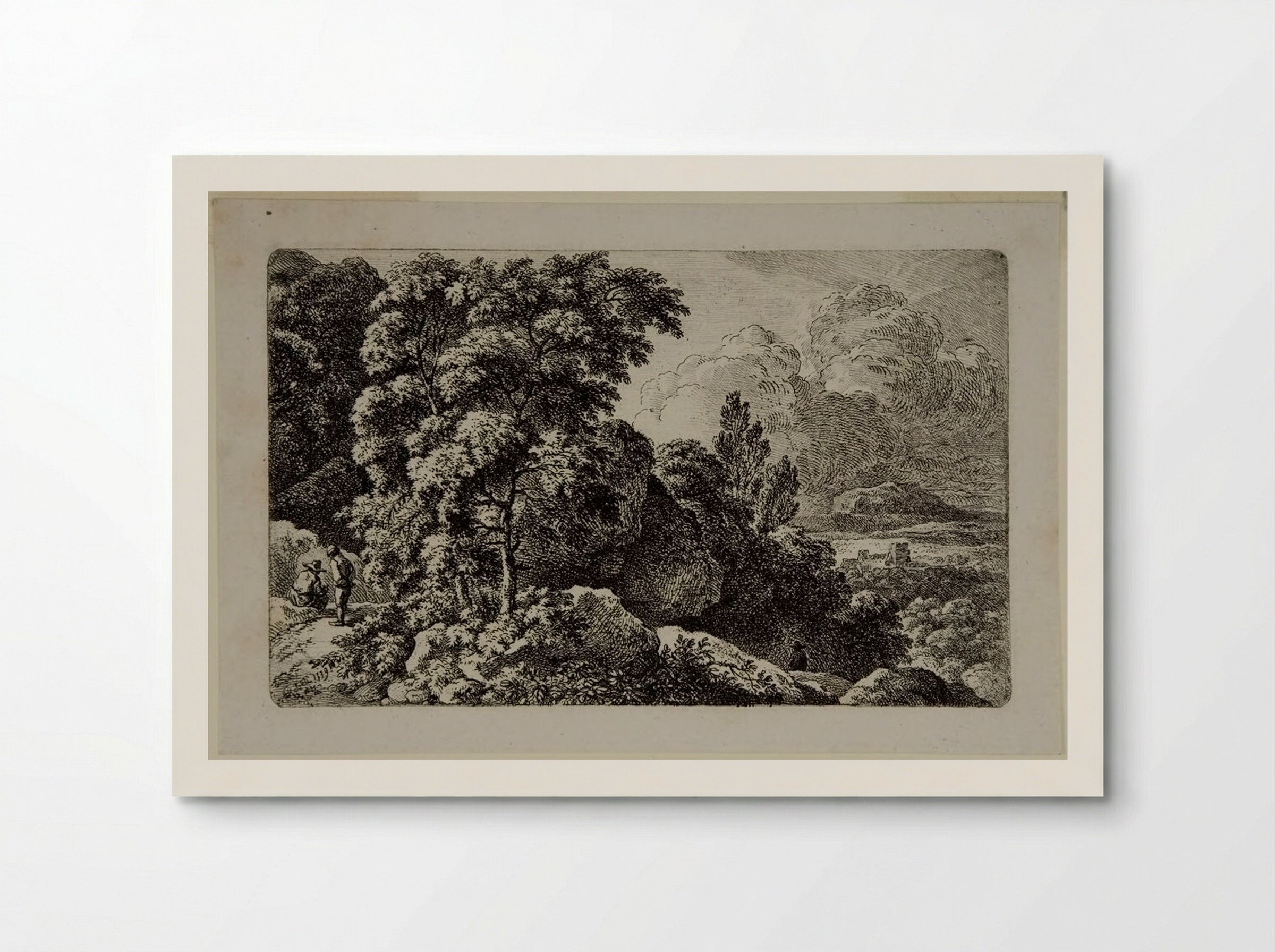 The Path in the Rocks - Ferdinand Kobell - Poster
