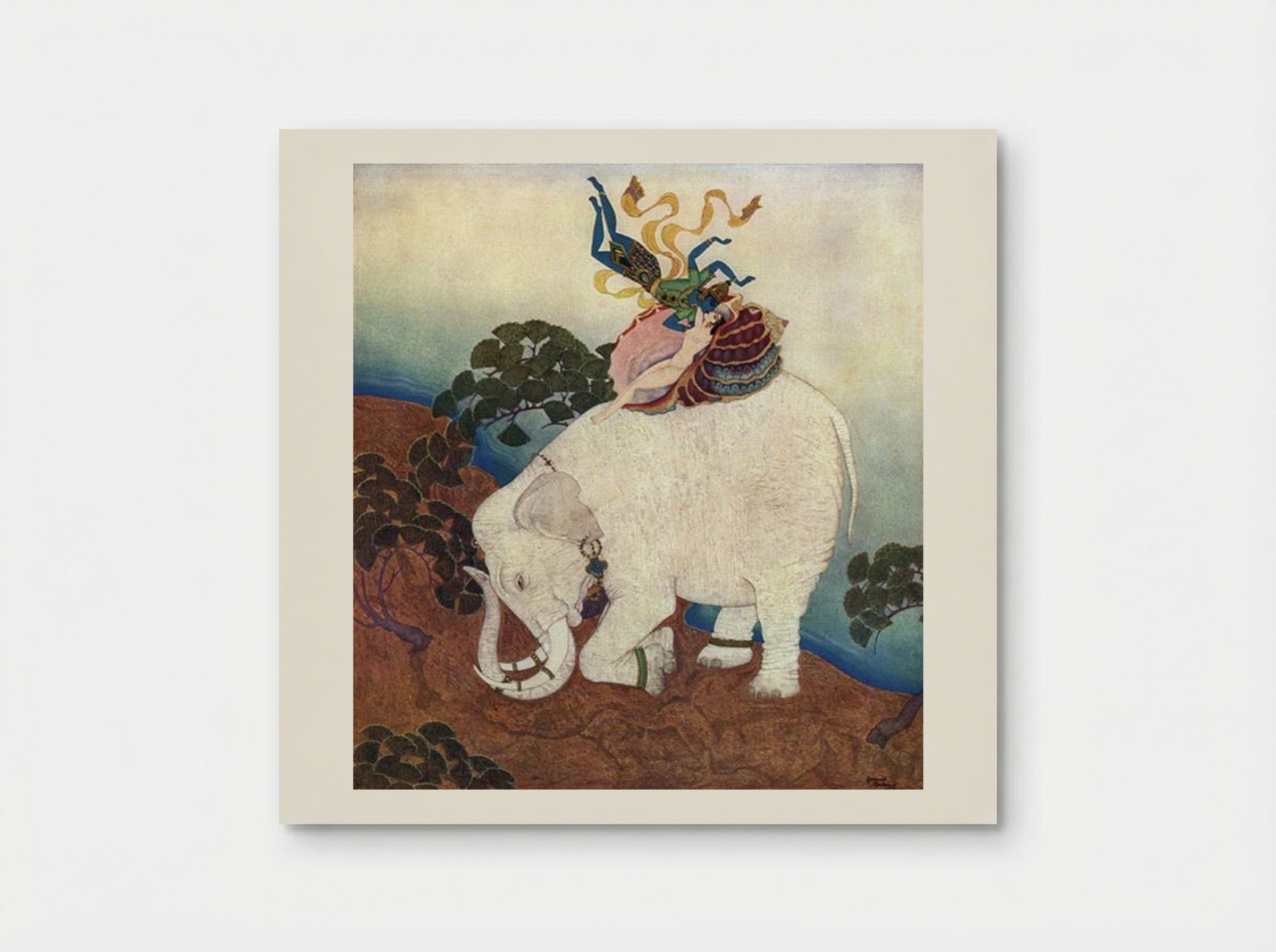 The Pearl of the Elephant - Edmund Dulac - Poster