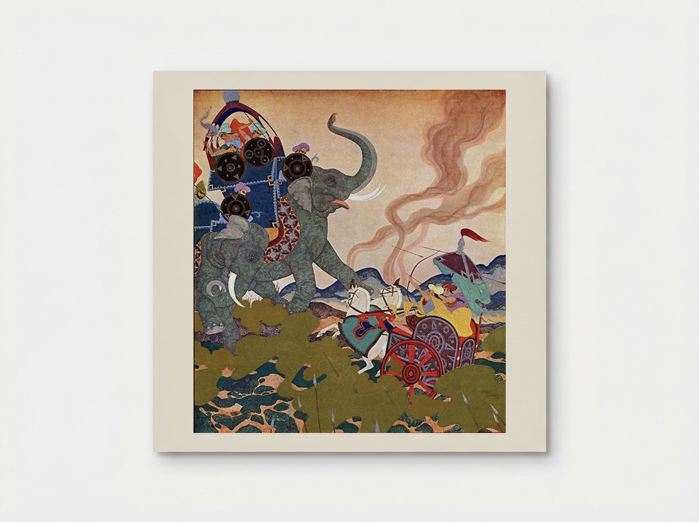 The Pearl of the Warrior - Edmund Dulac - Poster