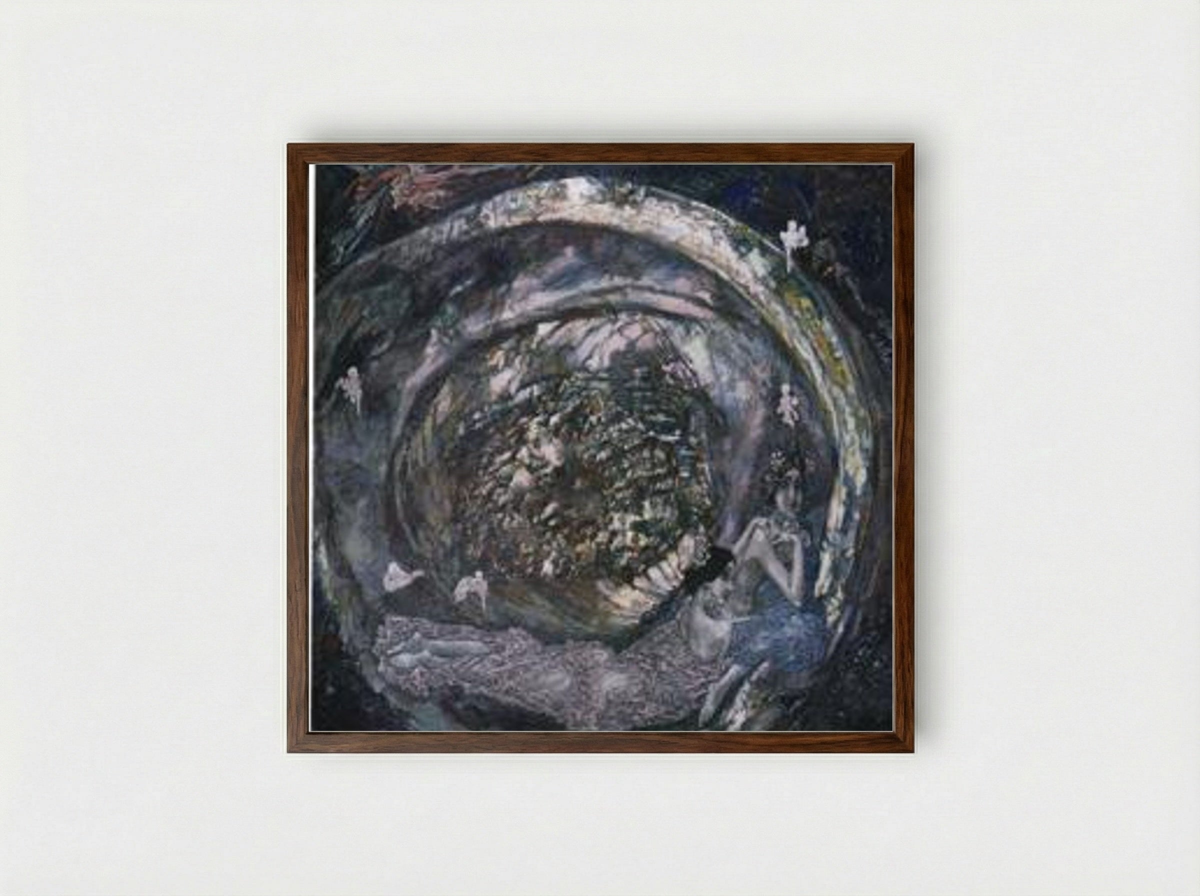The Pearl - Mikhail Vrubel - Framed Print Dark Wood