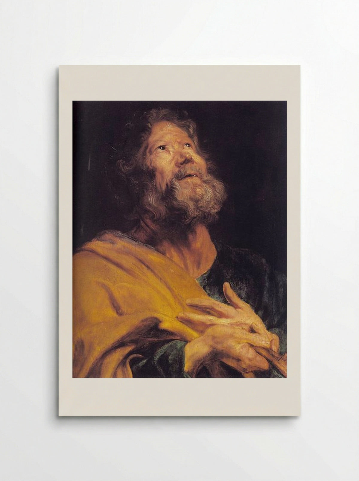 The Penitent Apostle Peter - Anthony van Dyck - Poster