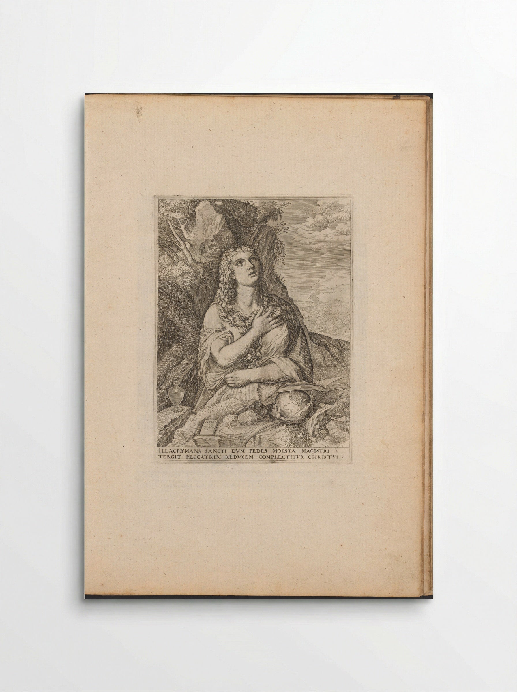 The Penitent Magdalene in the Wilderness - Melchior Meier - Poster