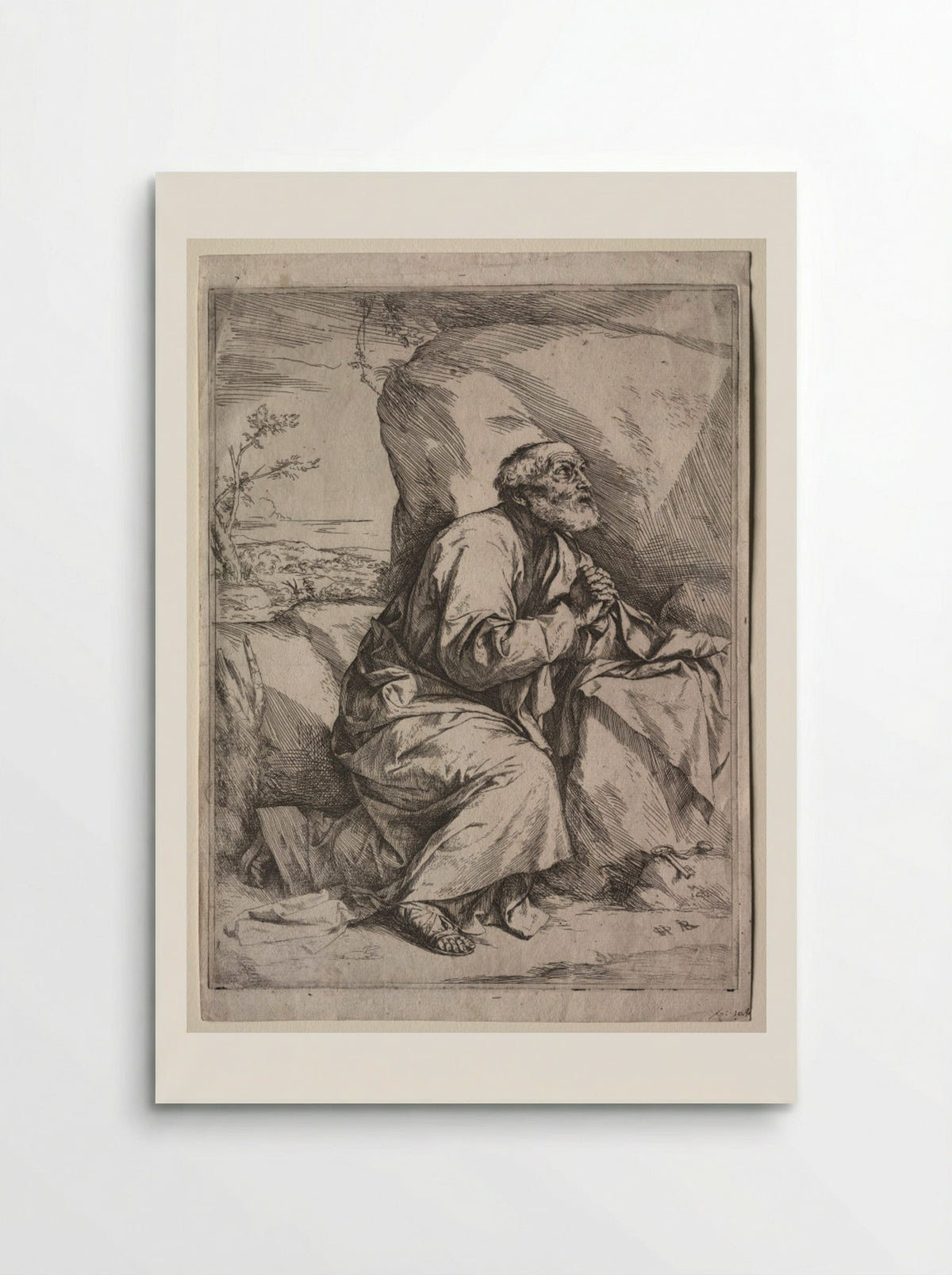 The Penitent St. Peter - Jusepe de Ribera - Poster