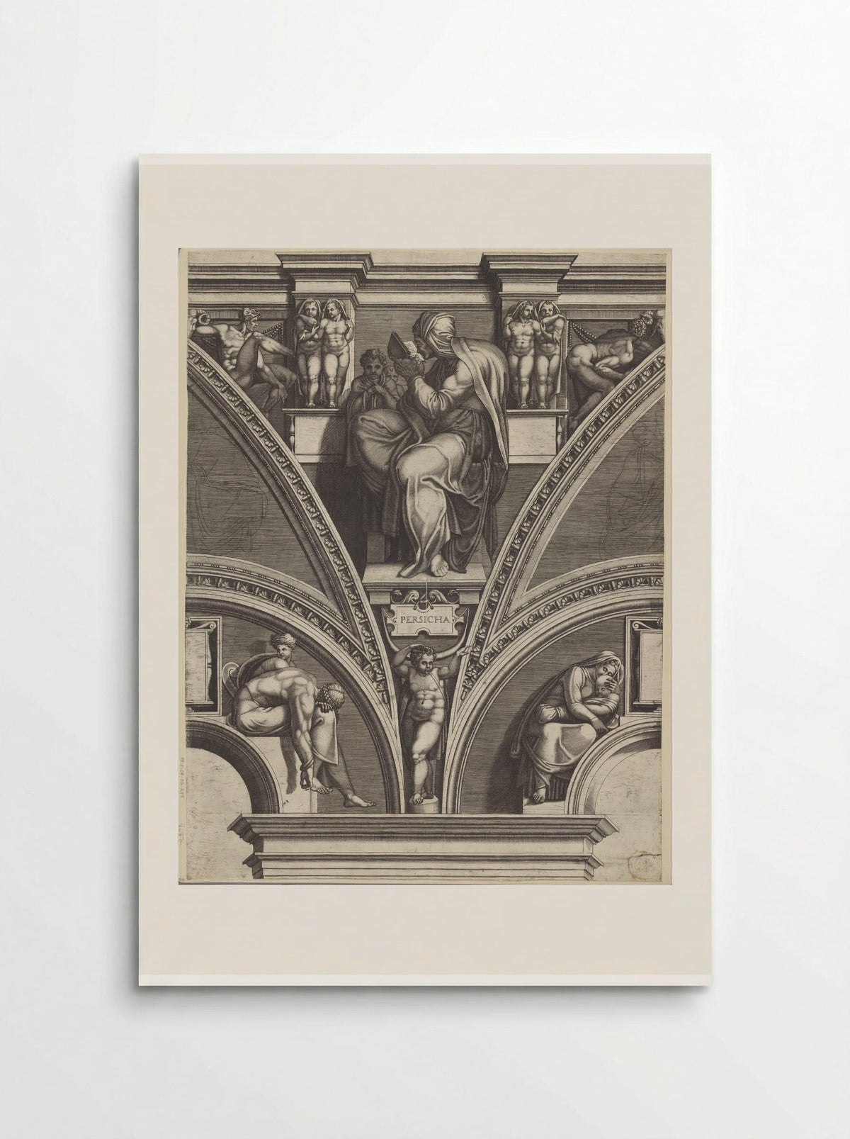The Persian Sibyl - Giorgio Ghisi - Poster
