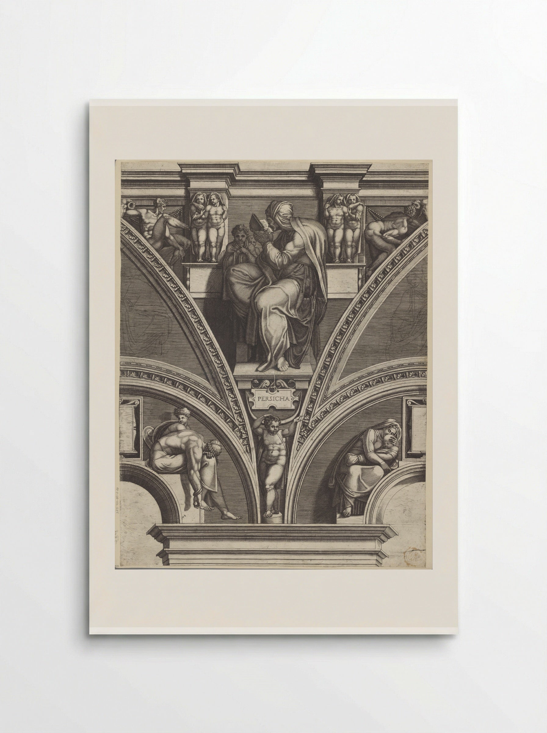 The Persian Sibyl - Giorgio Ghisi - Poster