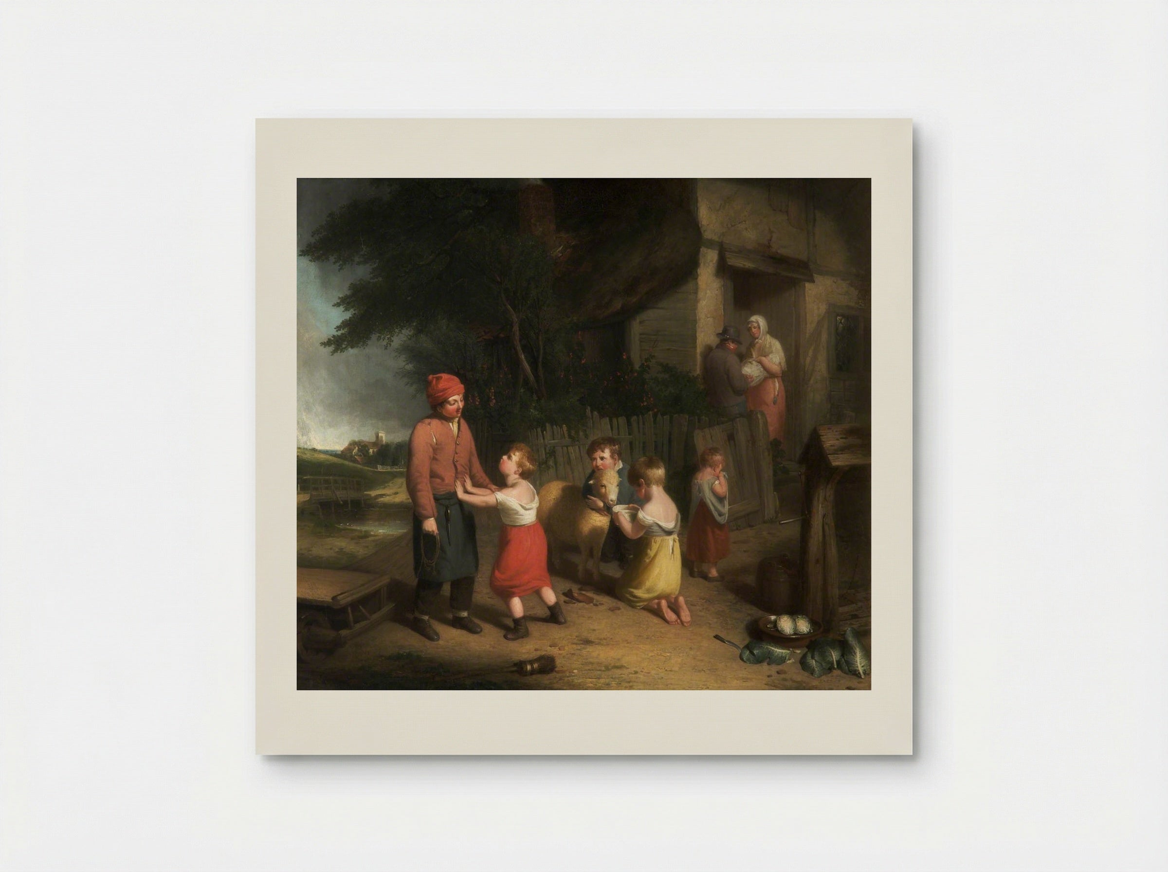 The Pet Lamb - William Collins - Poster