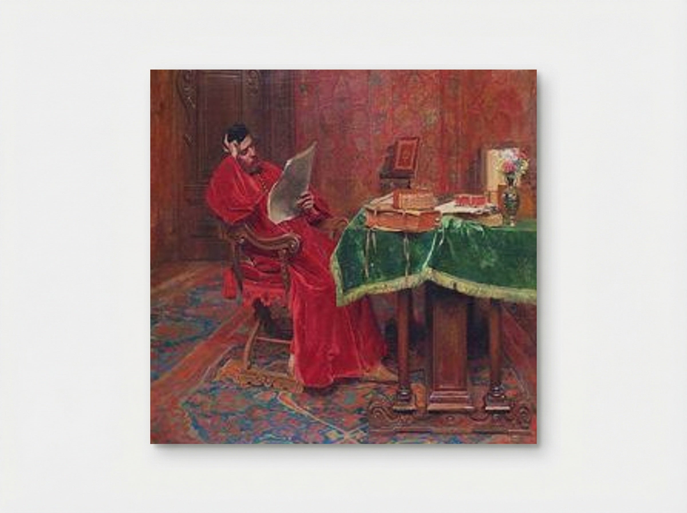 The Philosopher - Ernest Meissonier - Poster