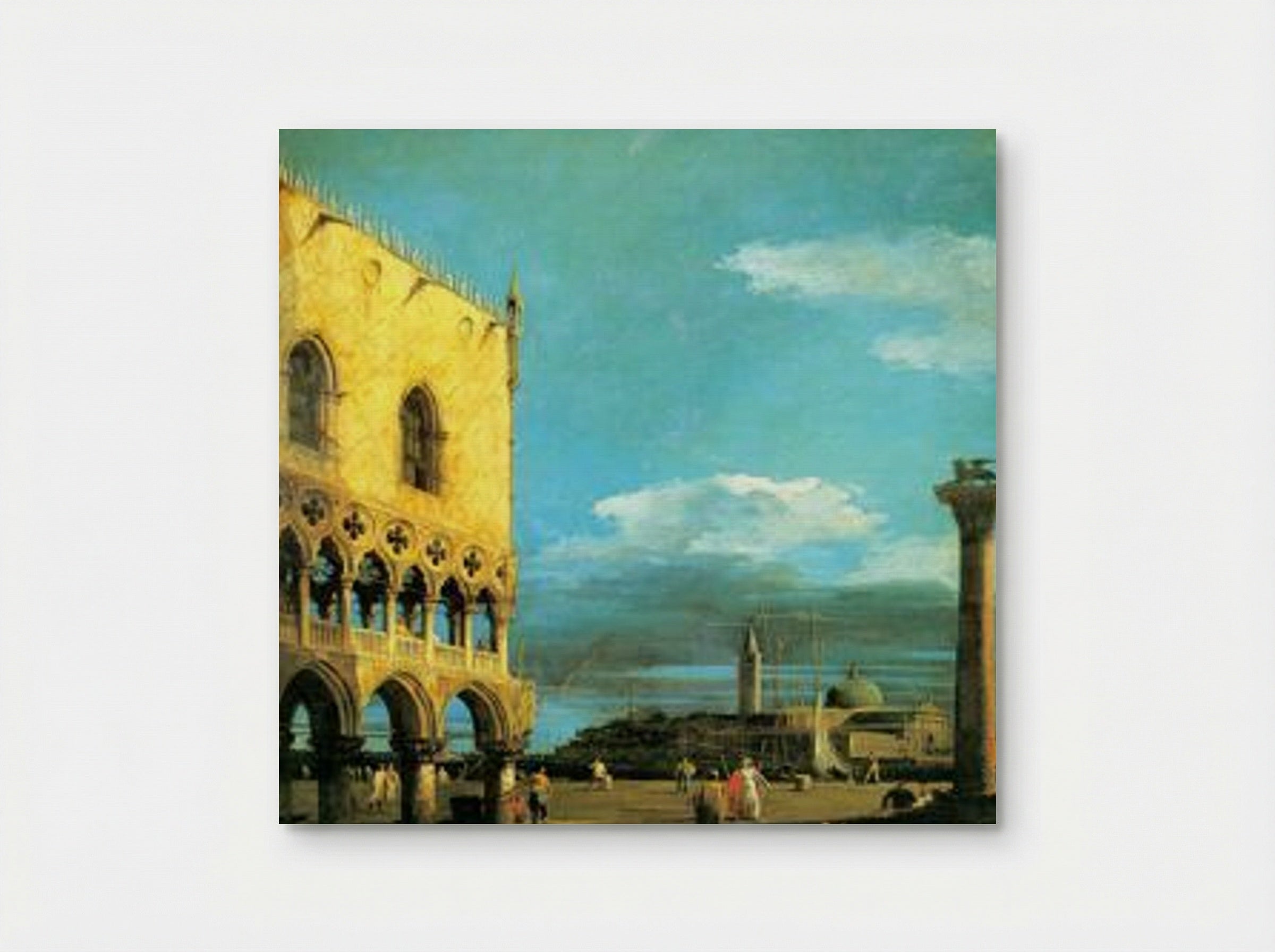 The Piazzetta Looking South - Canaletto - Poster
