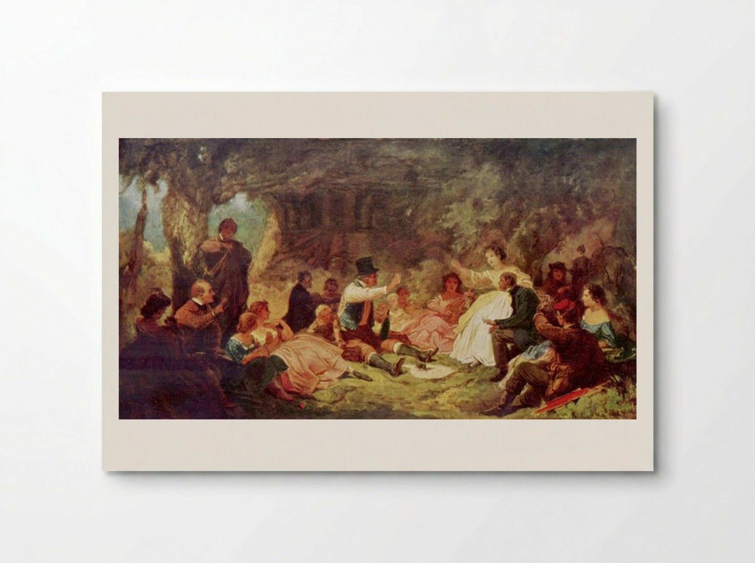 The Picnic - Carl Spitzweg - Poster