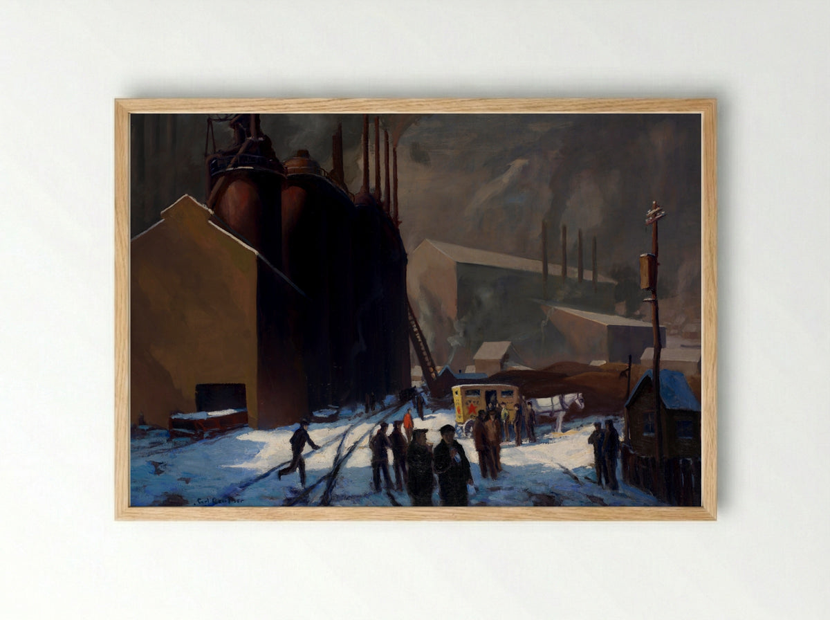 The Pie Wagon - Carl Gaertner - Framed Print Wood