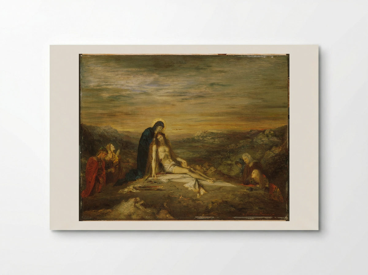 The Pietà - Gustave Moreau - Poster