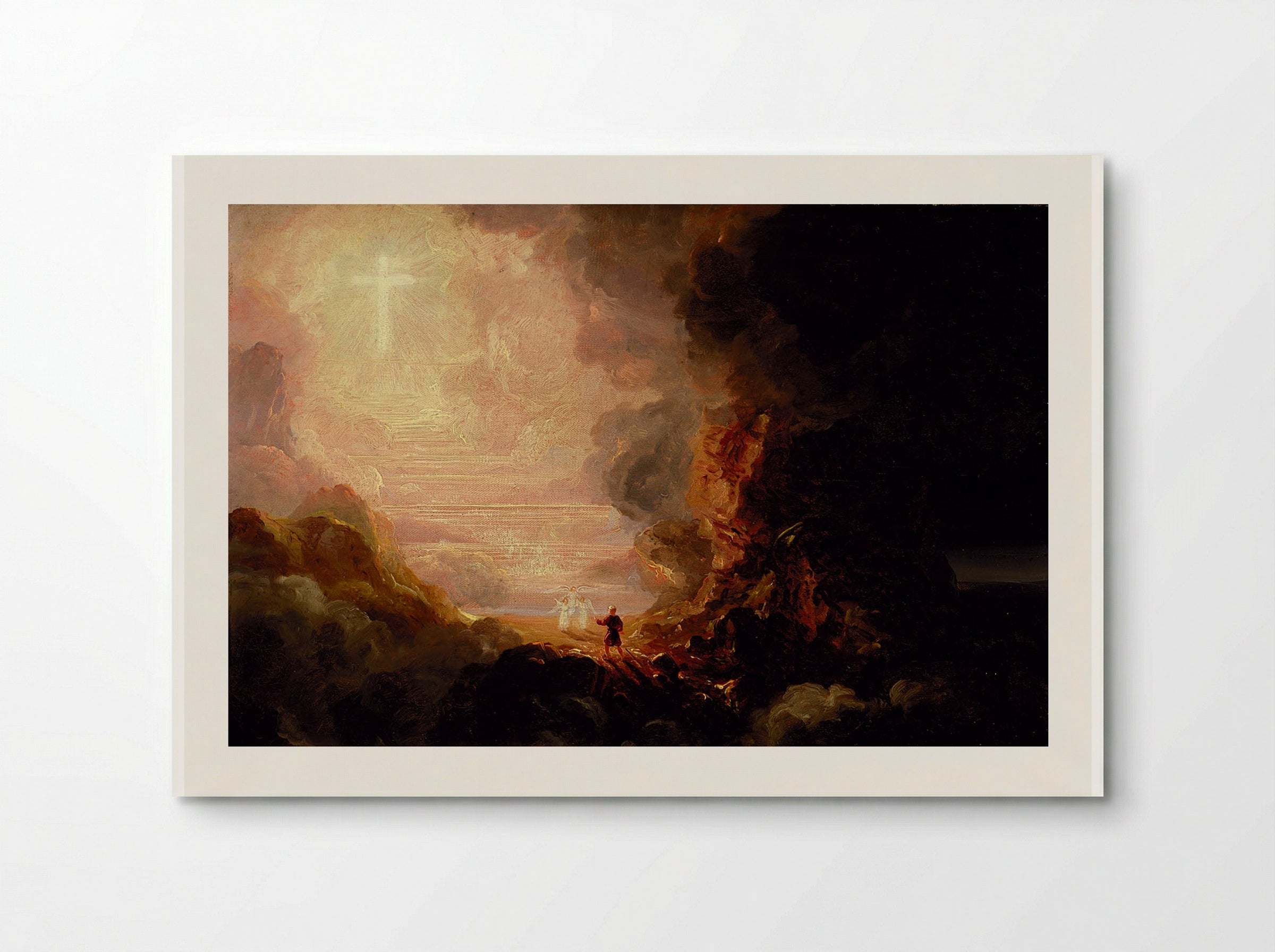 The Pilgrim of the Cross at the End of His Journey - Thomas Cole - Poster