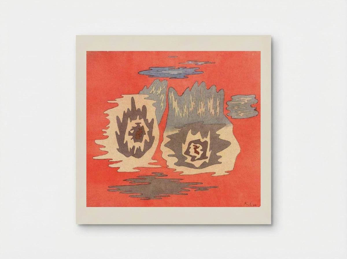 The Place of the Twins - Paul Klee - Poster