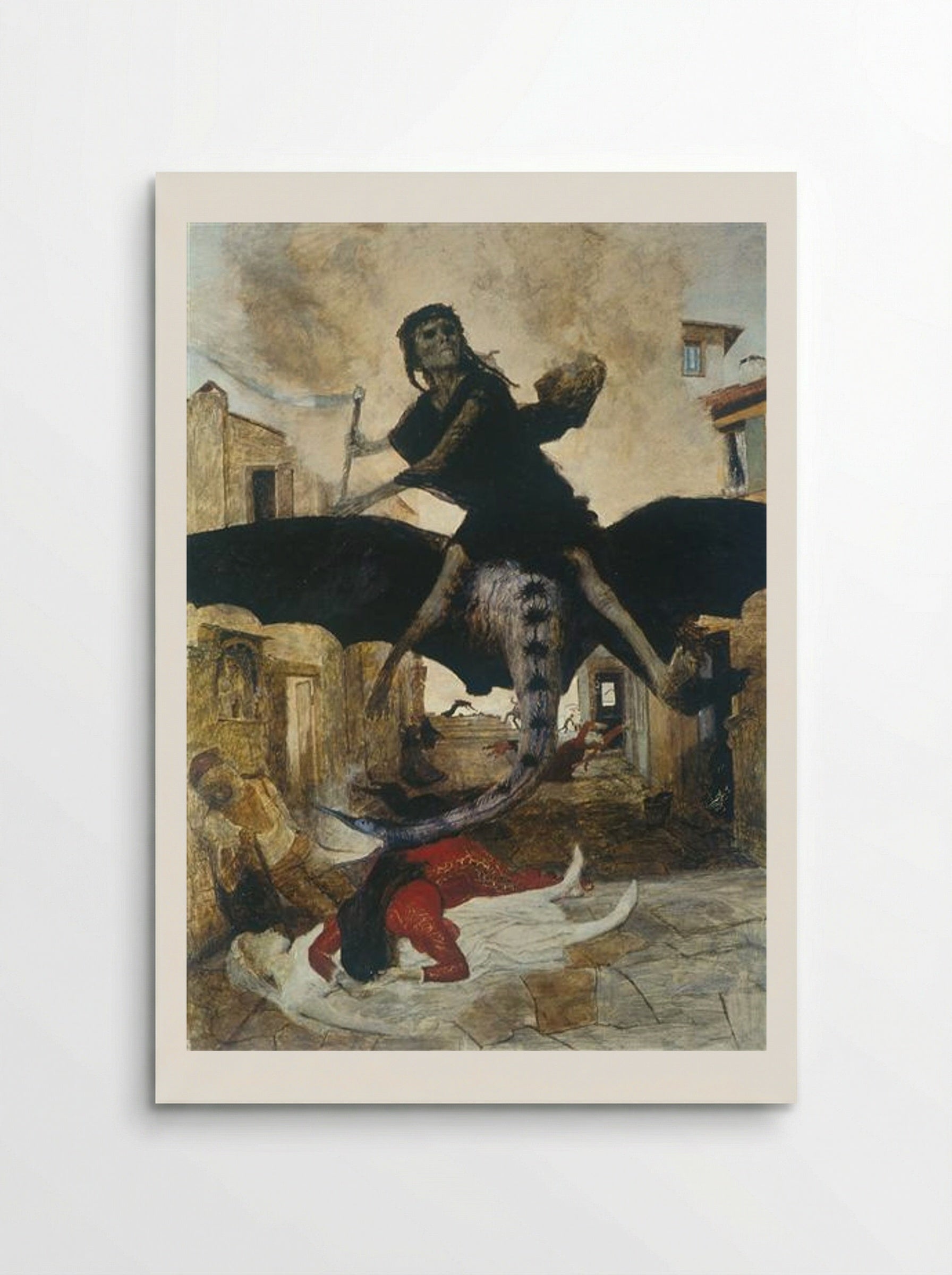 The Plague - Arnold Böcklin - Poster