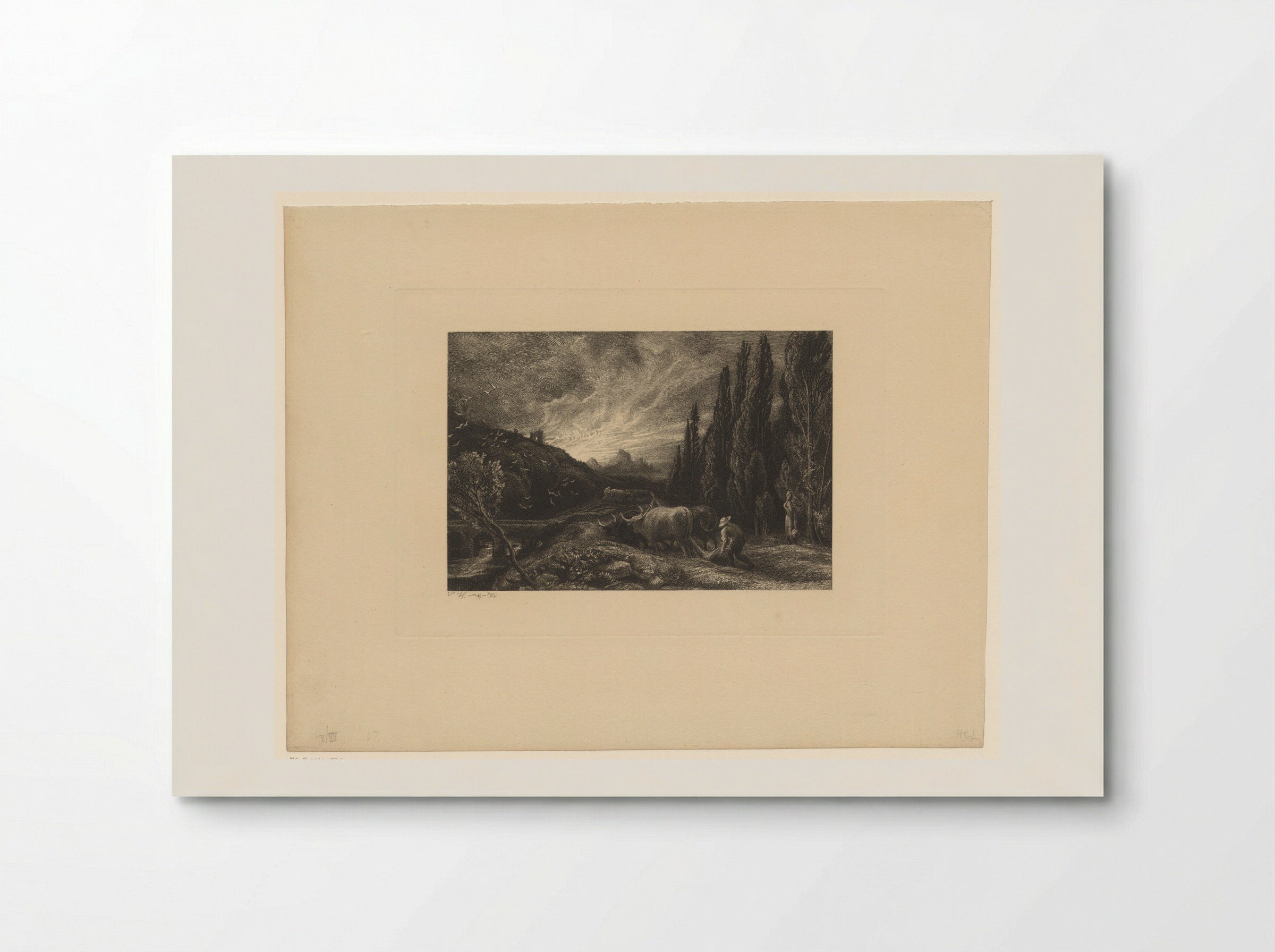 The Ploughman - Samuel Palmer - Poster
