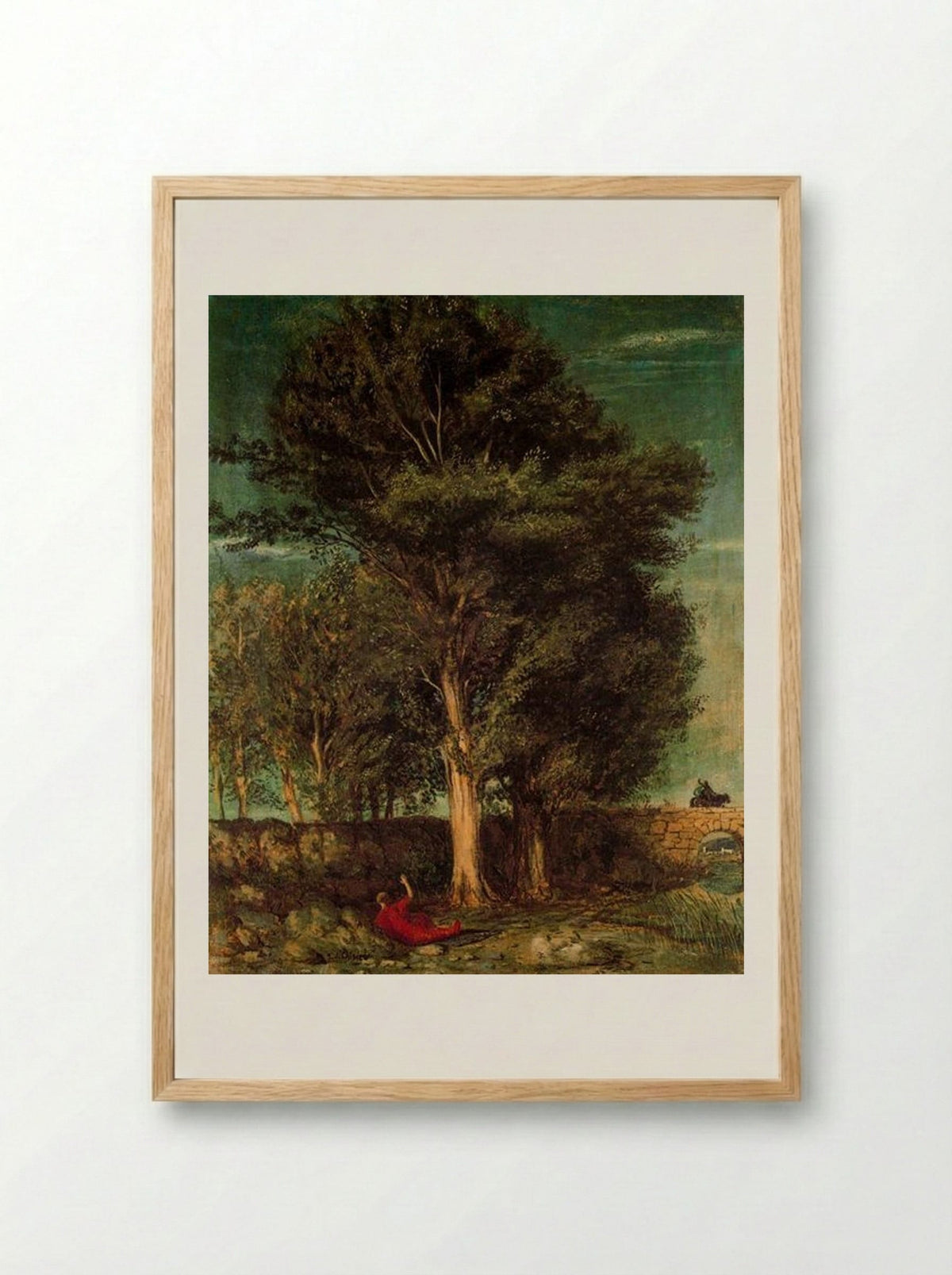 The Poet's Farewell - Giorgio de Chirico - Framed Print Wood