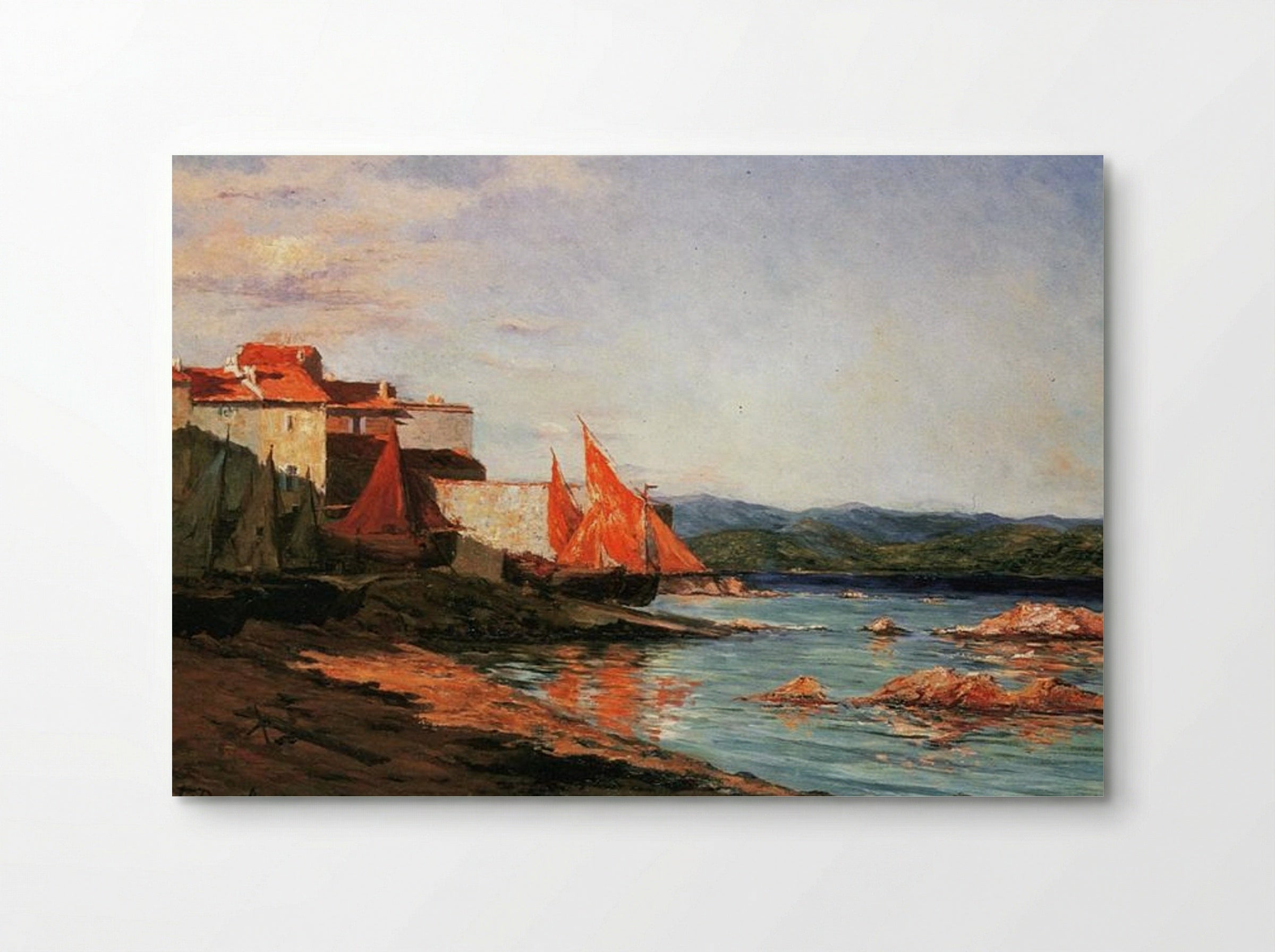 The Point of the Port of Saint-Tropez - Francis Picabia - Poster