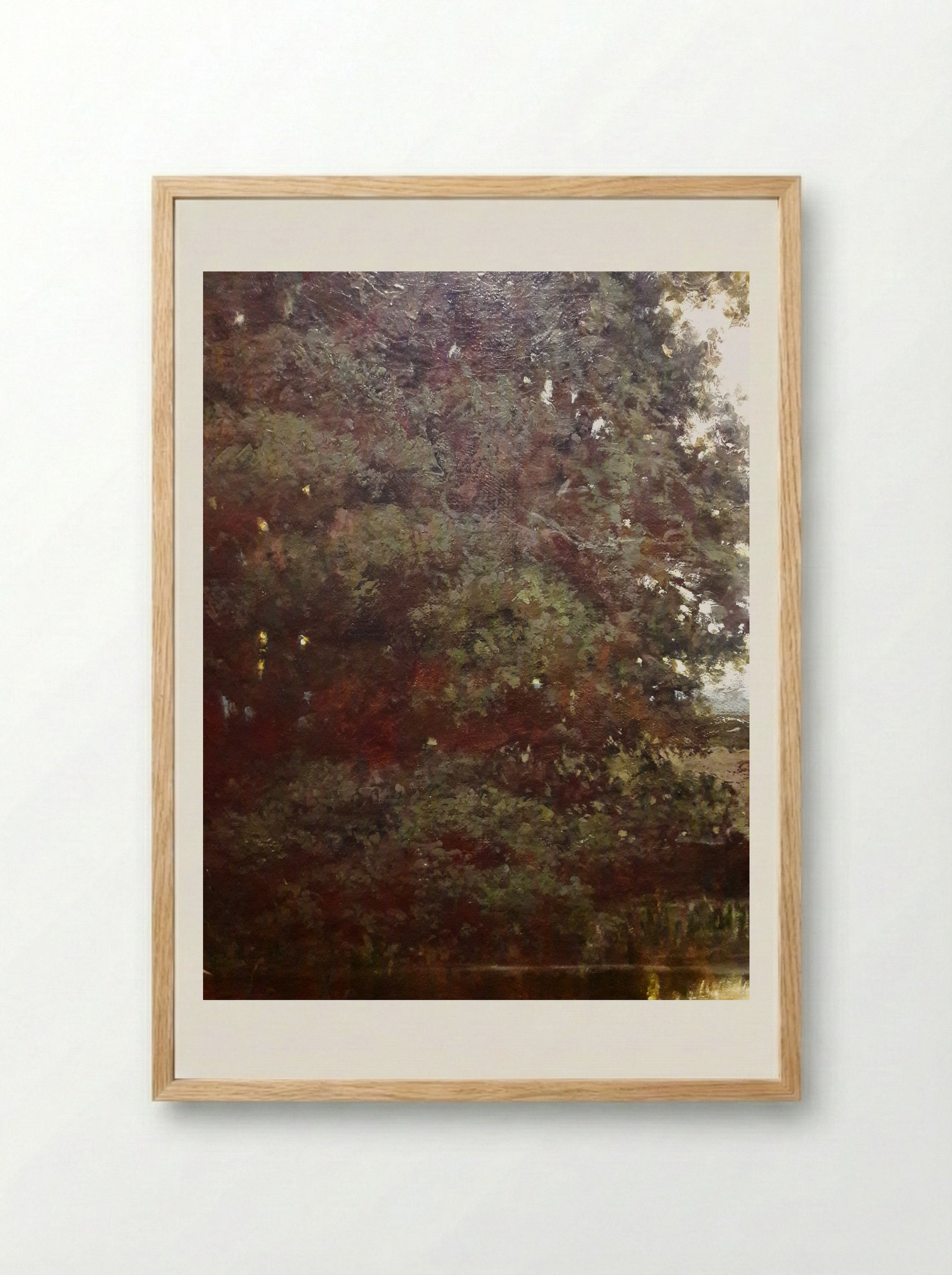 The Pond - Charles-François Daubigny - Framed Print Wood