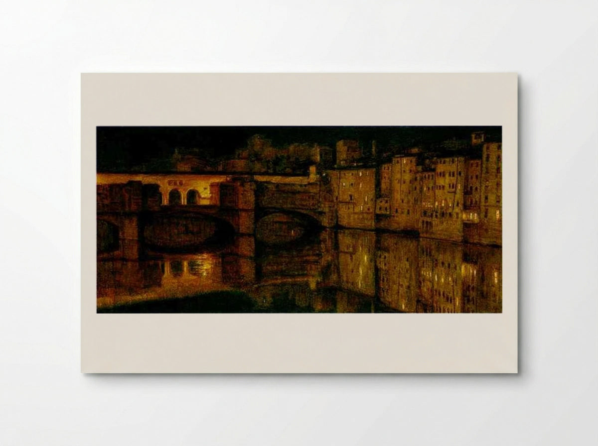 The Ponte Vecchio, Florence - William Holman Hunt - Poster