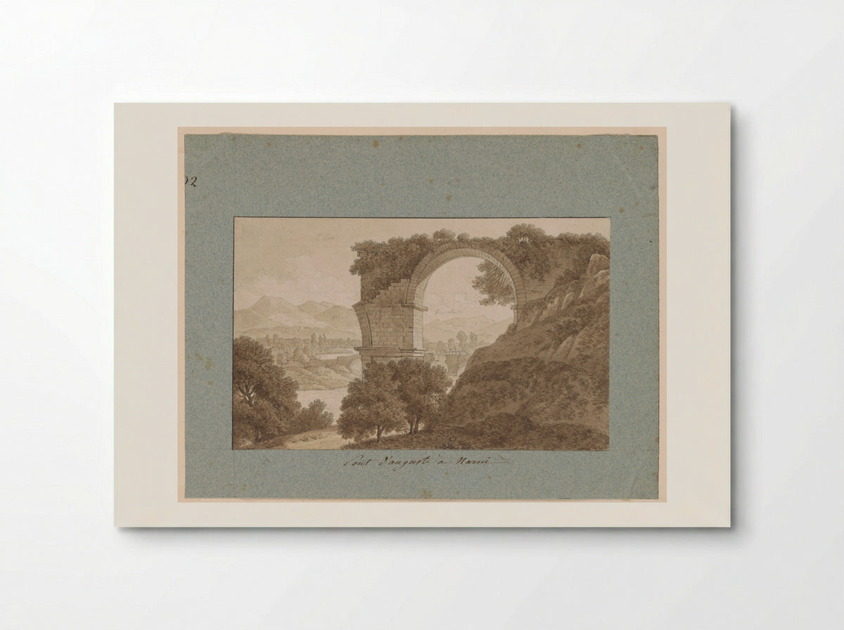 The Ponte di Augusto at Narni - Jean-Thomas Thibault - Poster