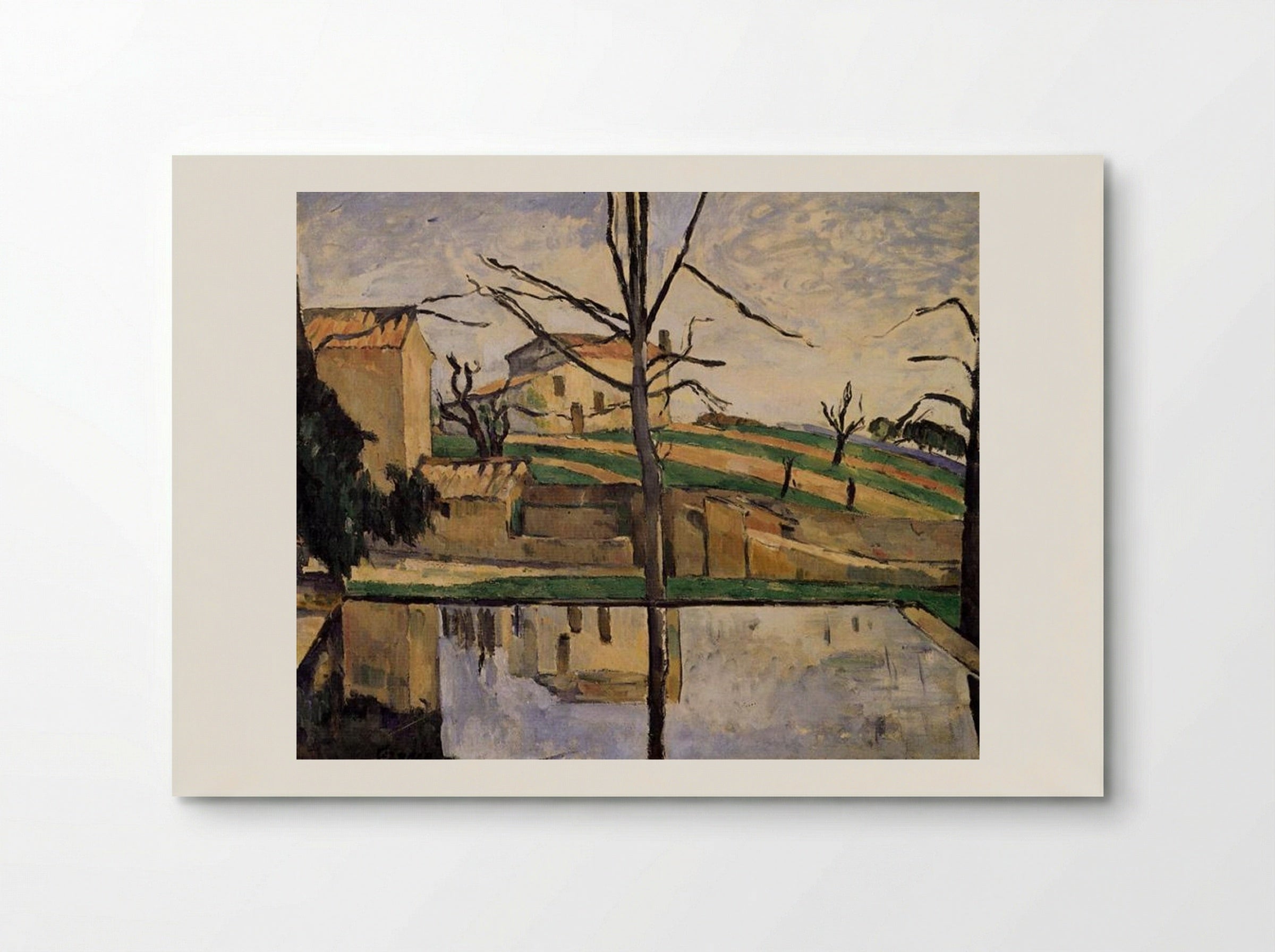 The Pool at Jas de Bouffan - Paul Cézanne - Poster