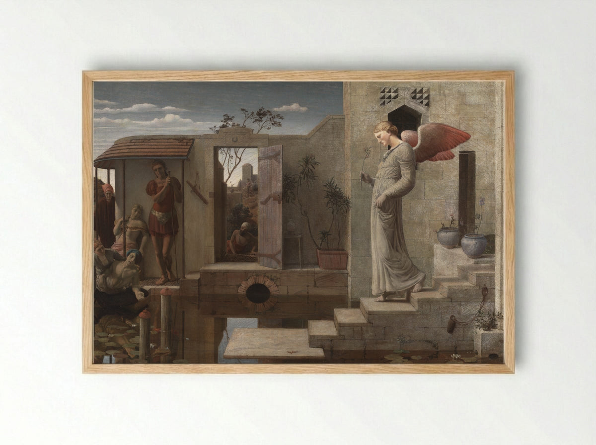 The Pool of Bethesda - Robert Bateman - Framed Print Wood