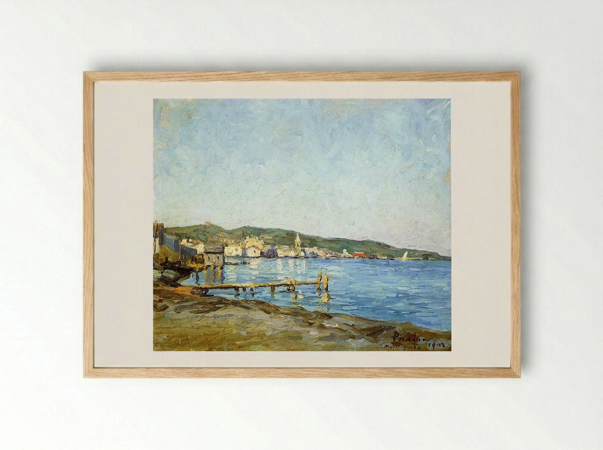 The Port at Martigues - Francis Picabia - Framed Print Wood