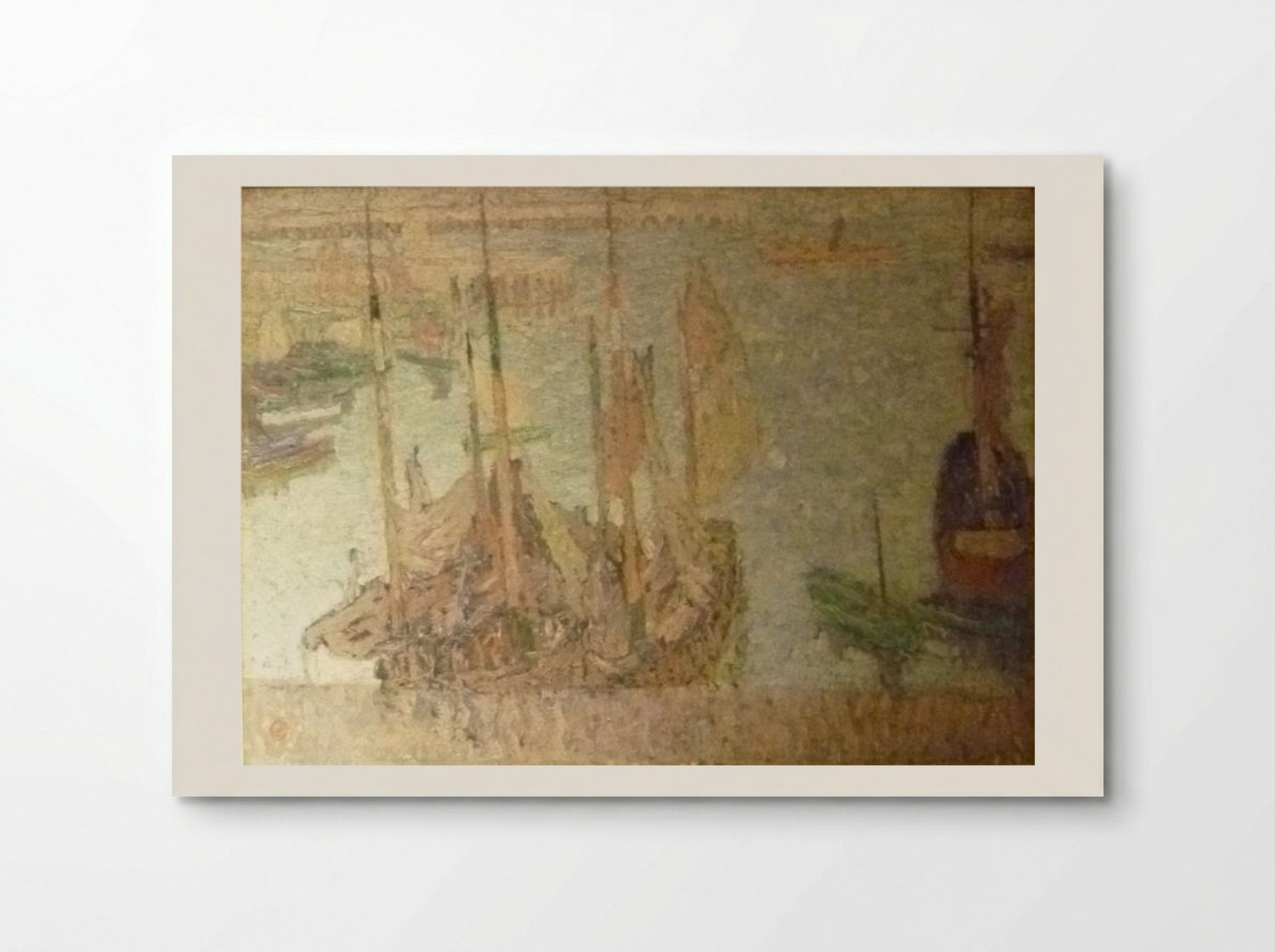 The Port of Ostend - Gustave de Smet - Poster