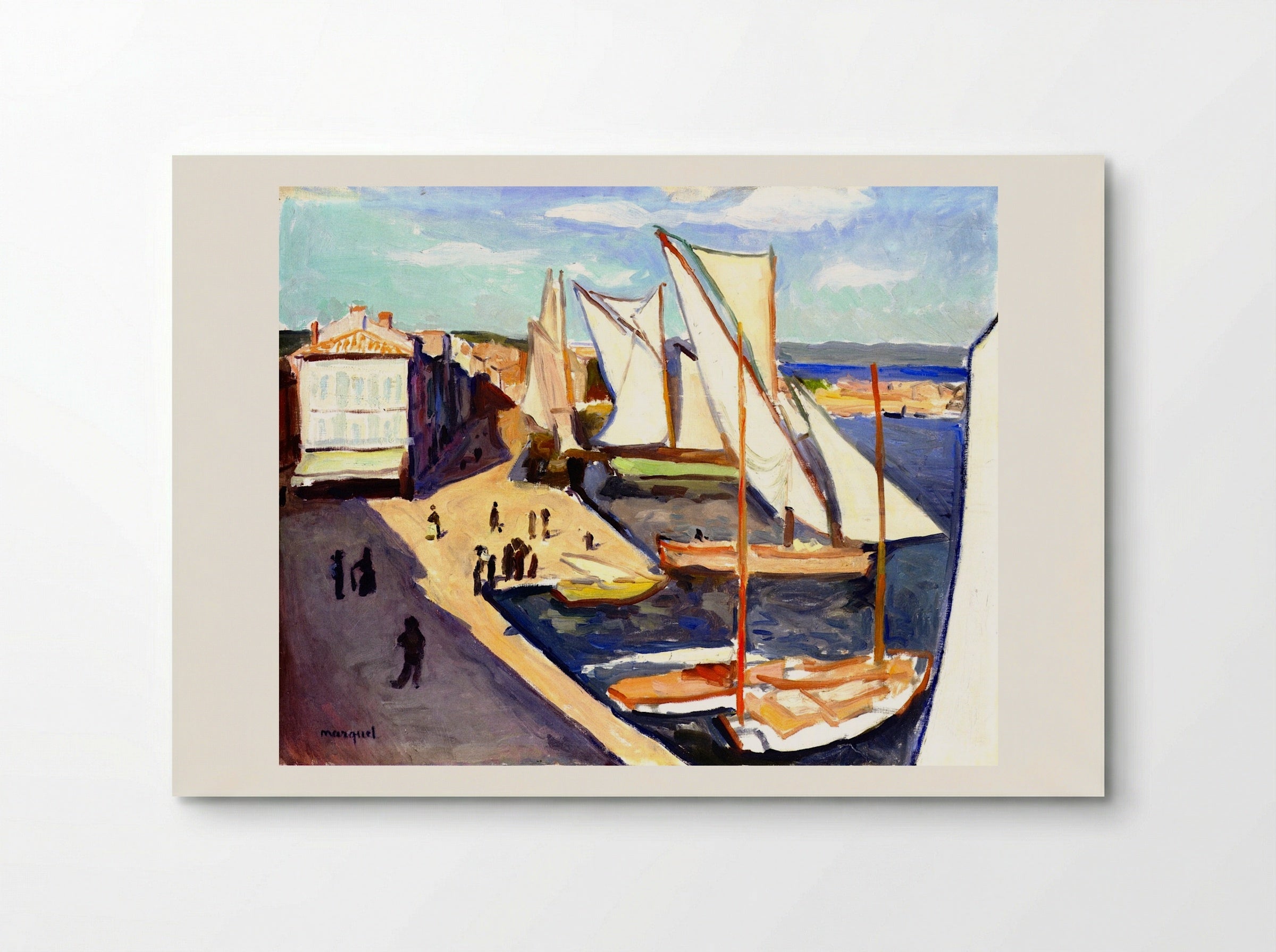 The Port of Saint-Tropez - Albert Marquet - Poster