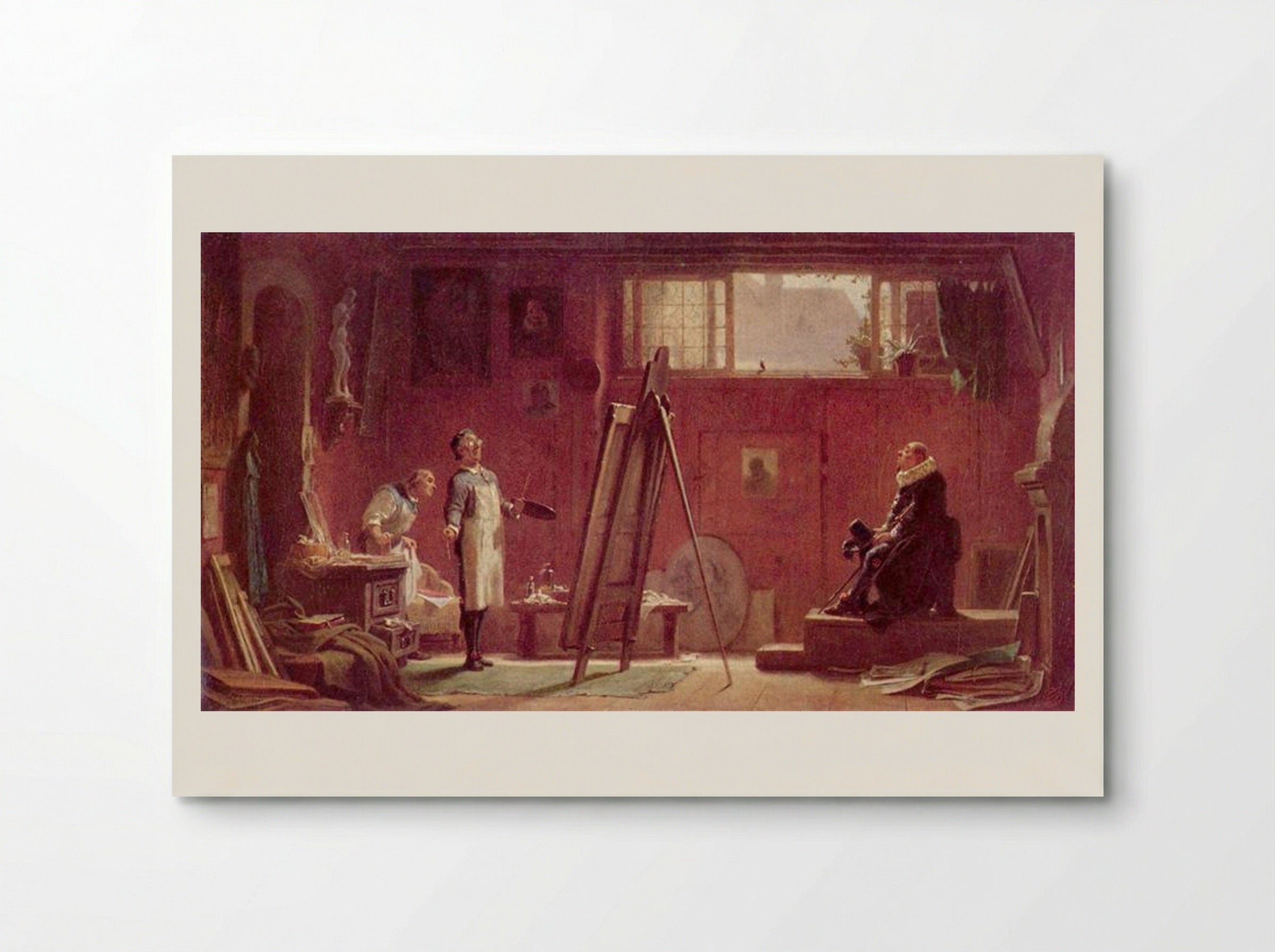The Portrait Painter - Carl Spitzweg - Poster