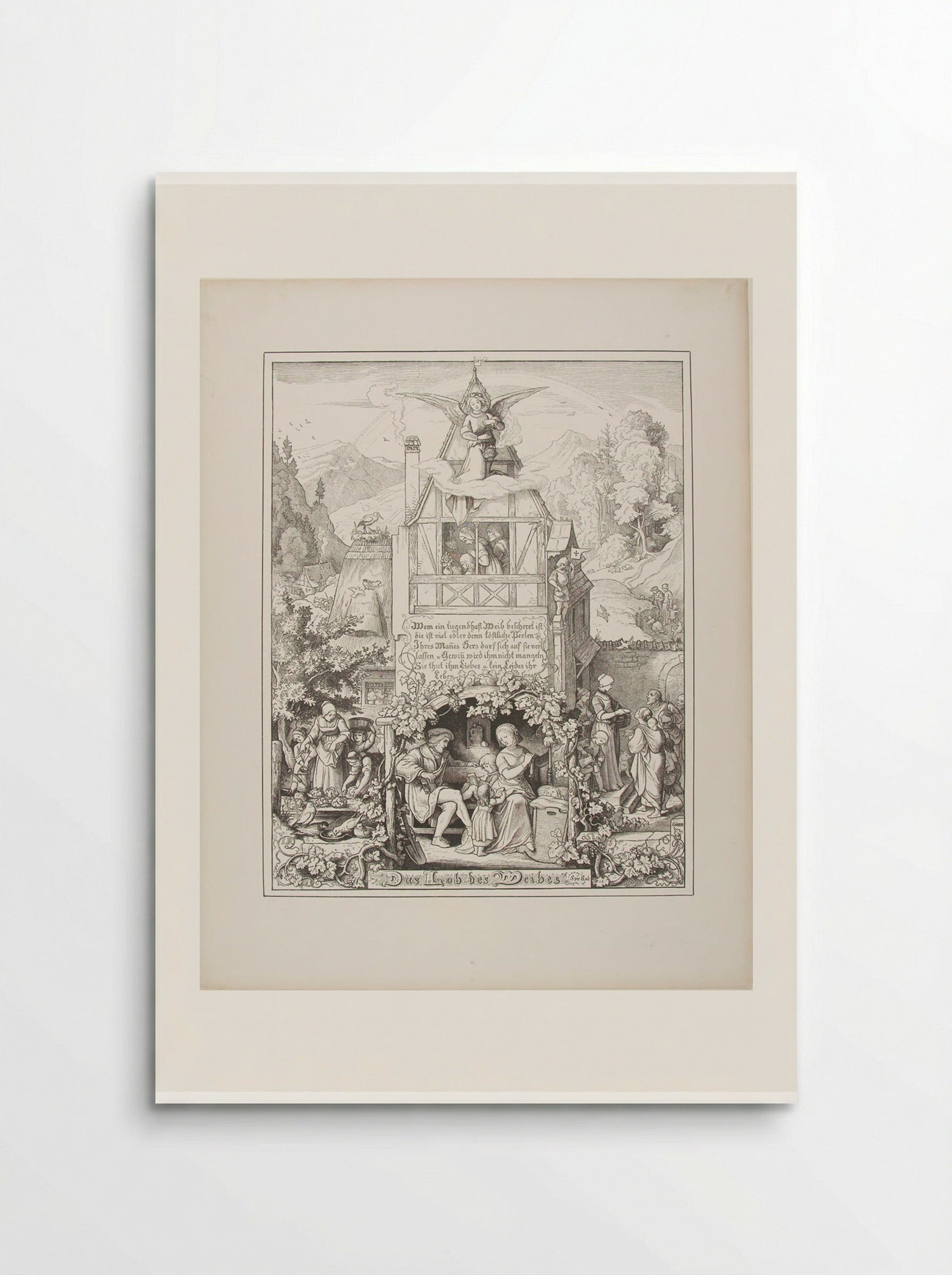The Praise of Woman - Adrian Ludwig Richter - Poster