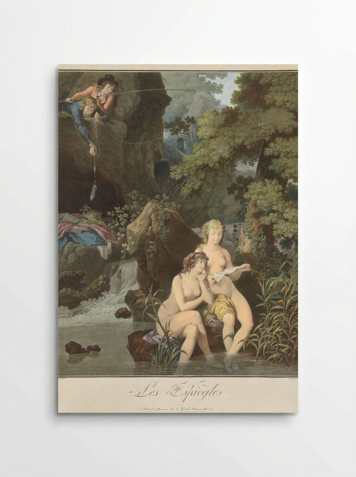 The Pranksters (Les Espiègles) - Charles-Melchior Descourtis - Poster