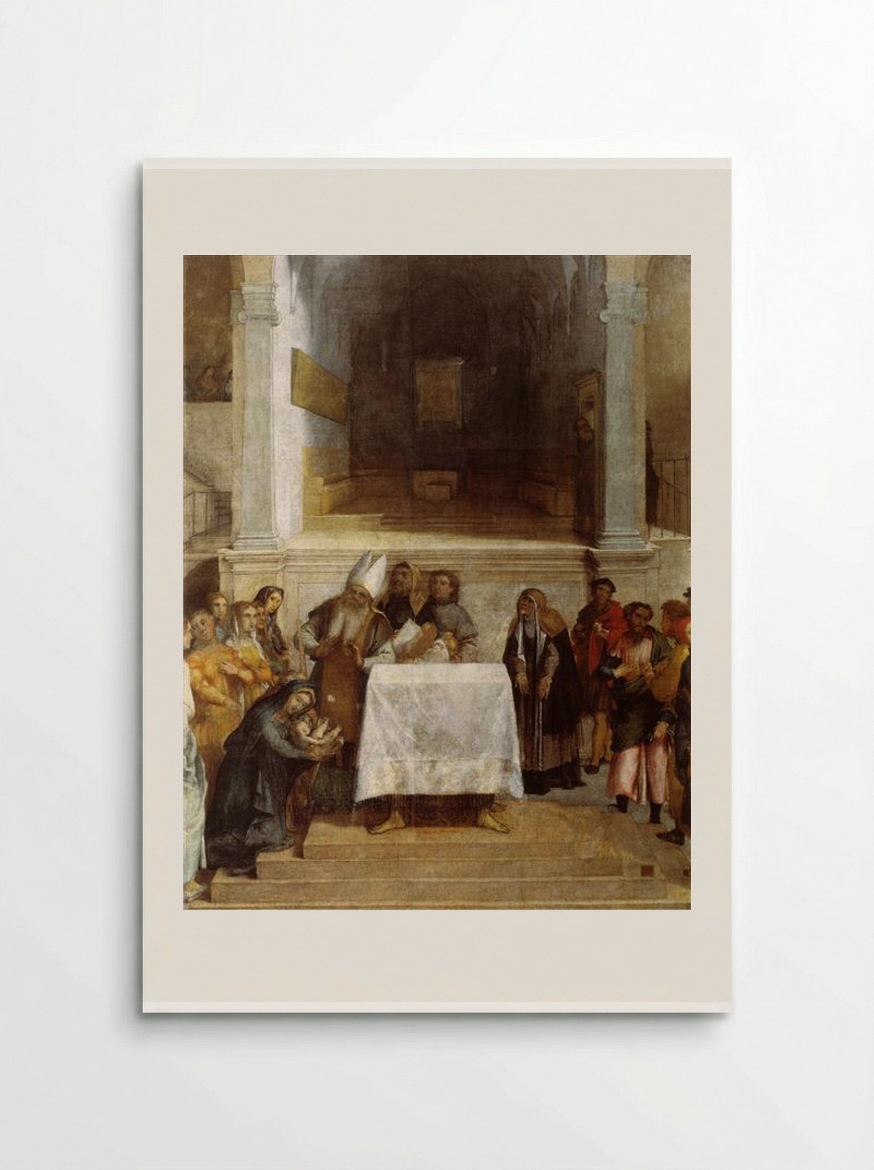 The Presentation of Christ in the Temple - Lorenzo Lotto - Poster
