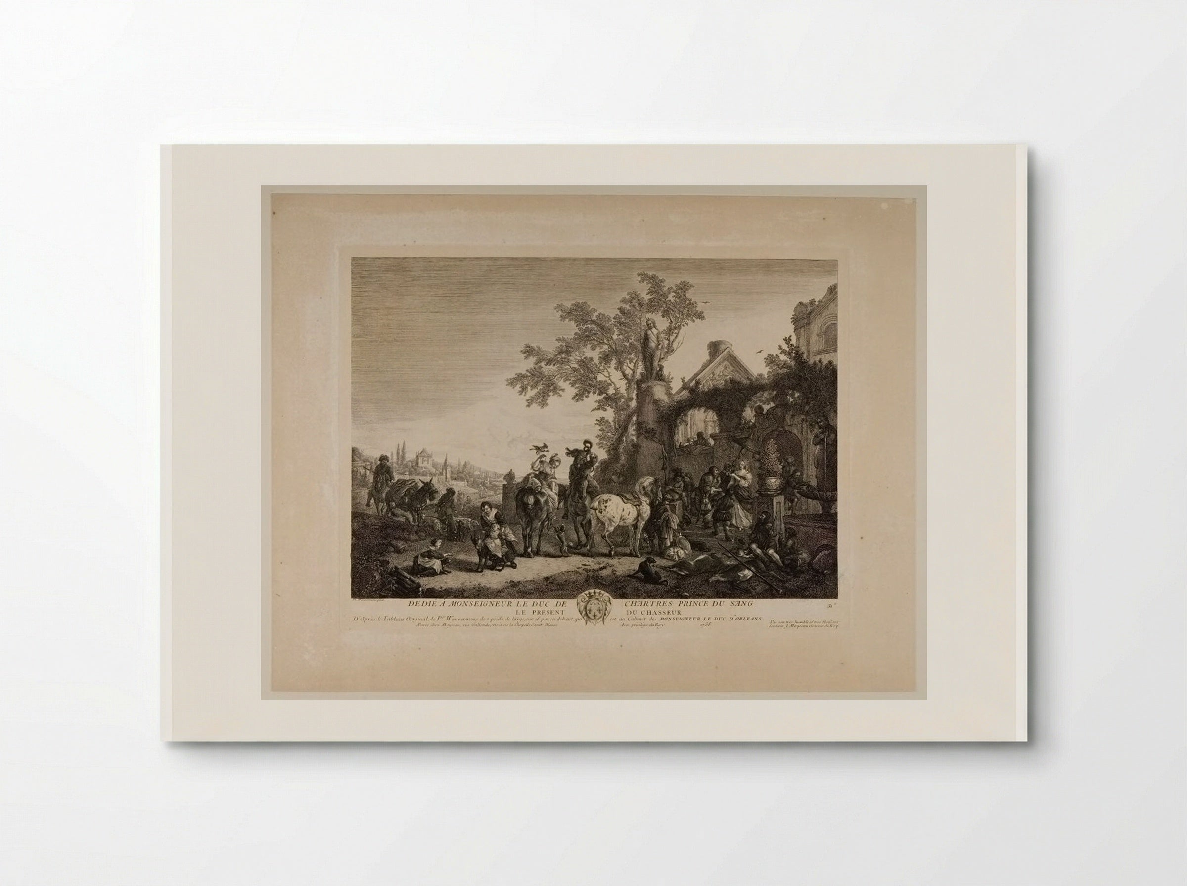 The Presentation of the Hunter - Jean Moyreau - Poster