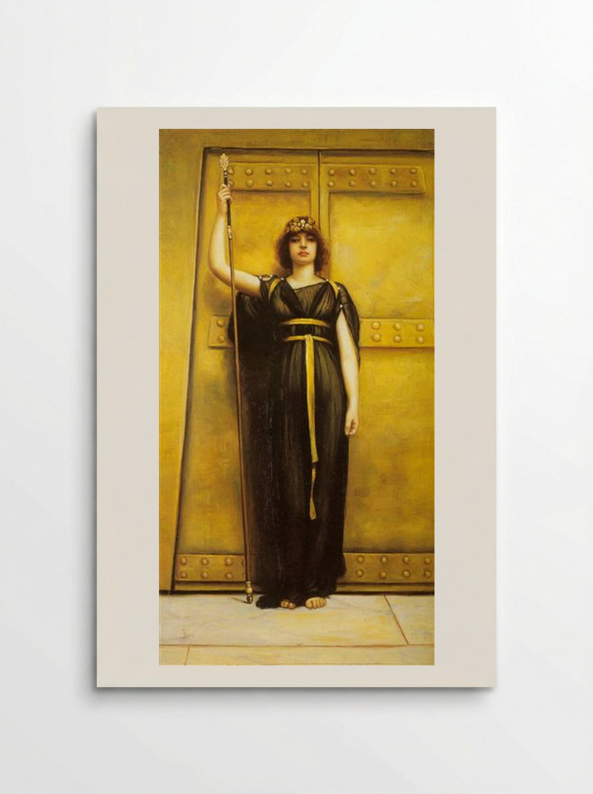The Priestess - John William Godward - Poster