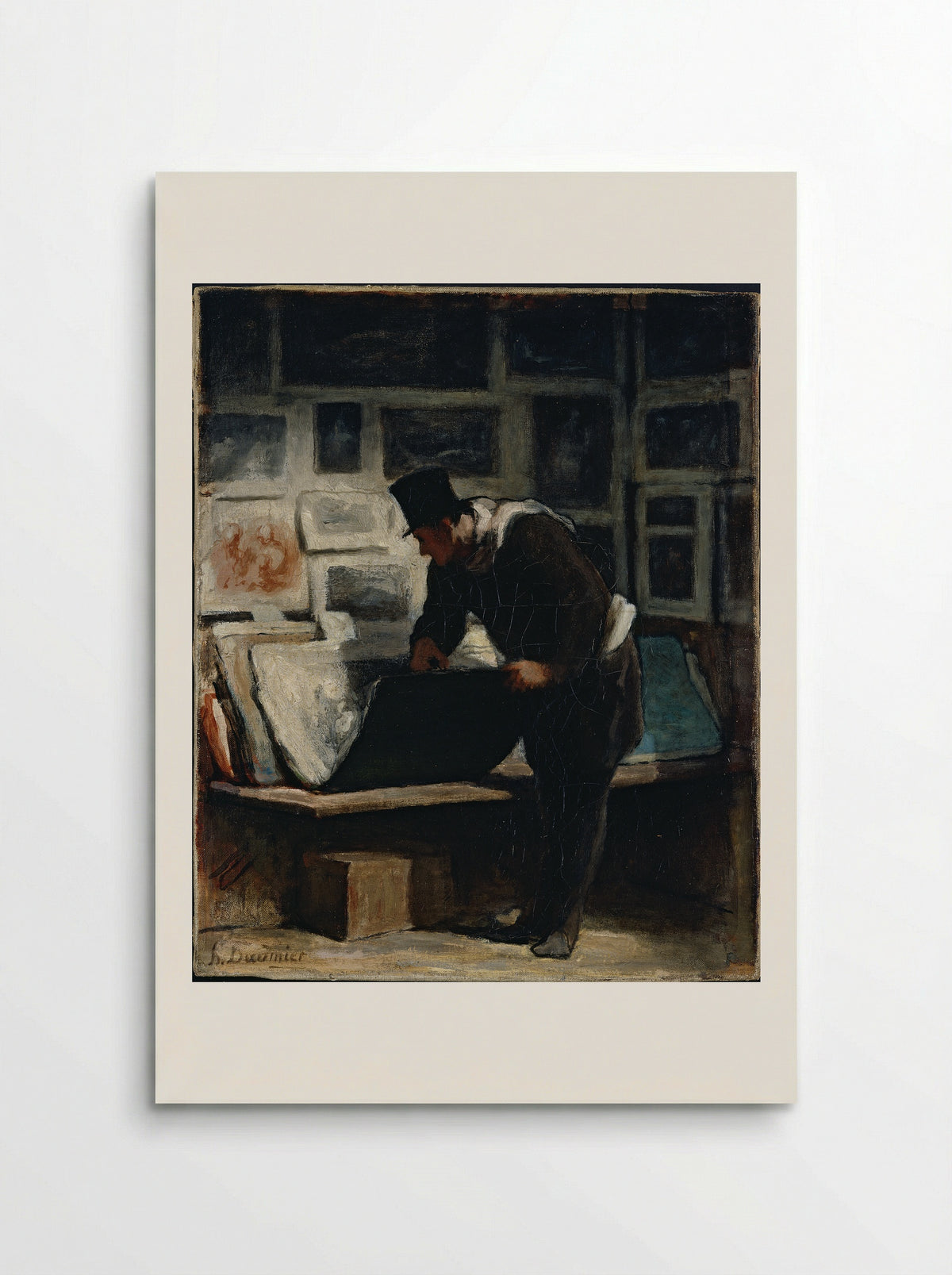 The Print Amateur - Honoré-Victorin Daumier - Poster