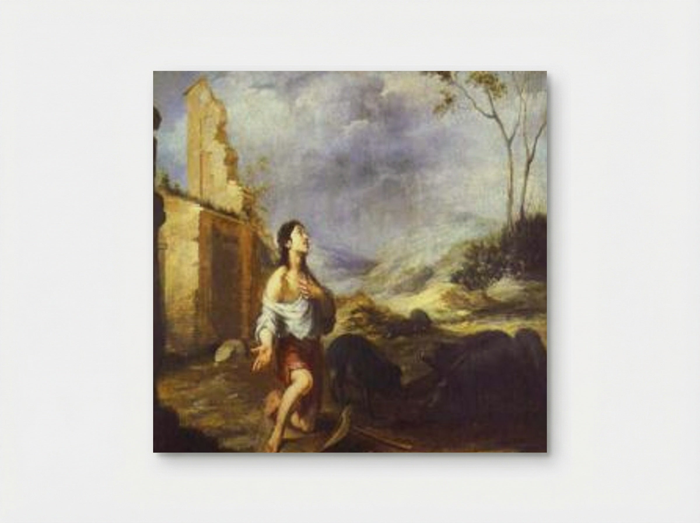 The Prodigal Son Feeding Swine - Bartolomé Esteban Murillo - Poster