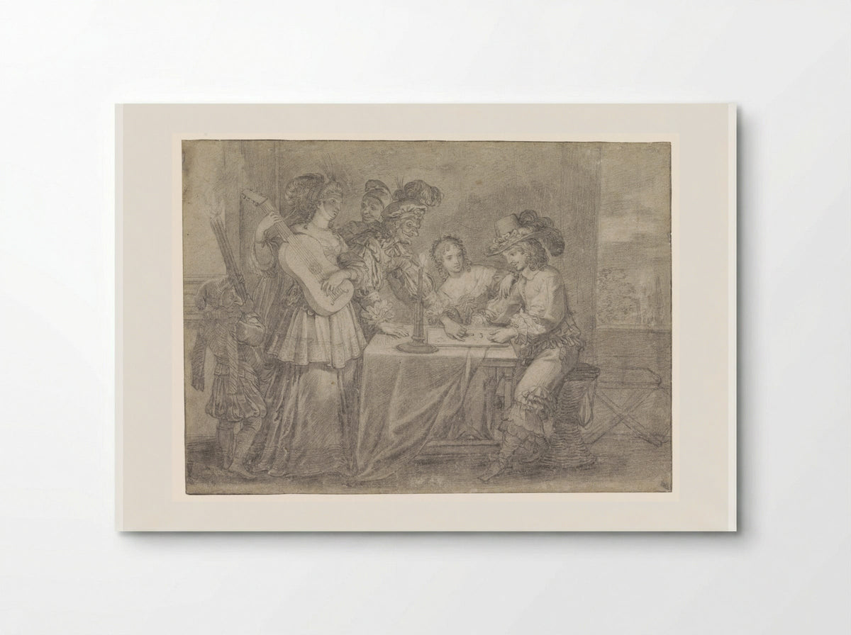 The Prodigal Son Gambling with Bad Company - Abraham Bosse - Poster