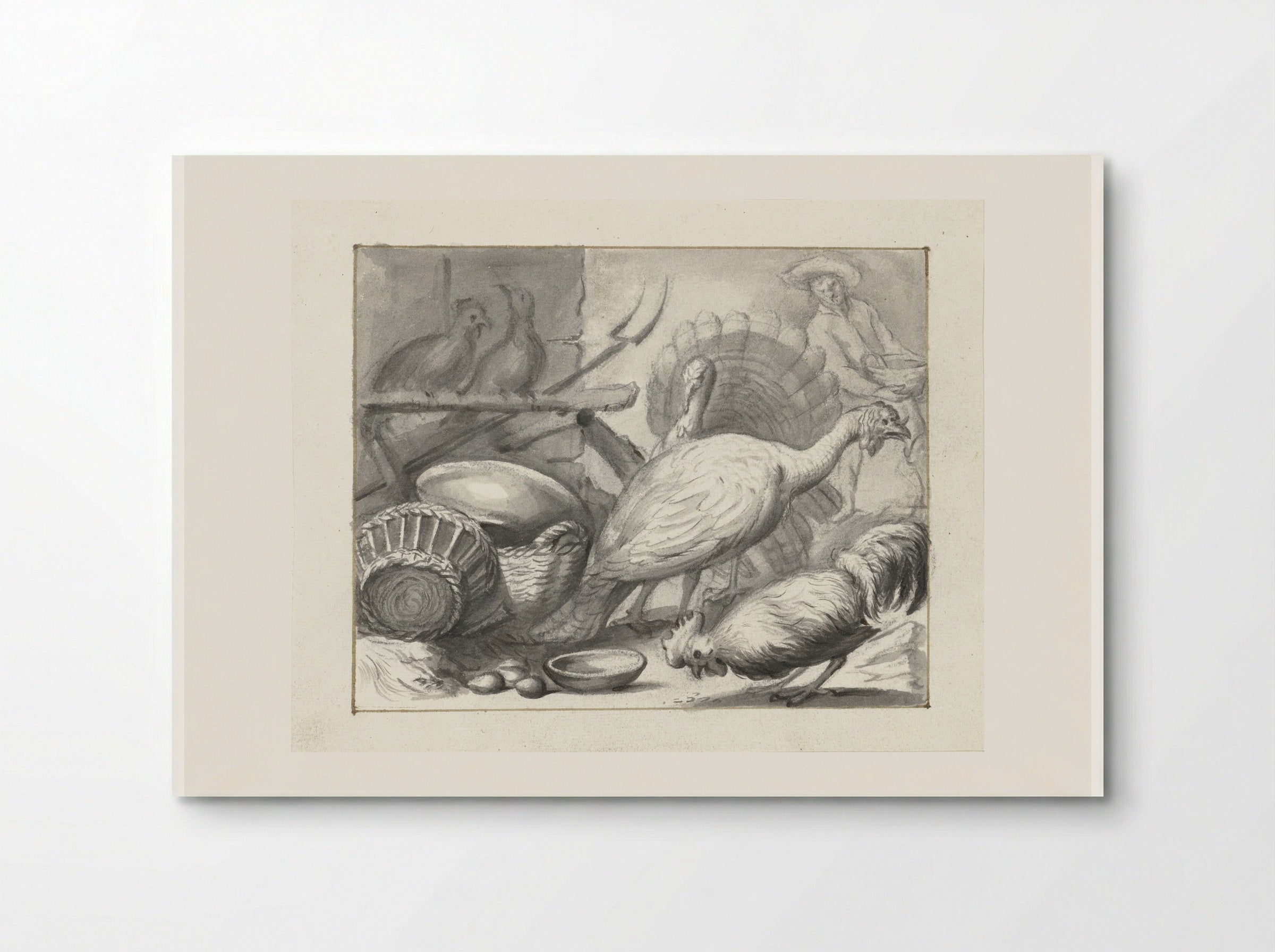 The Prodigal Son as a Swineherd - Moses ter Borch - Poster